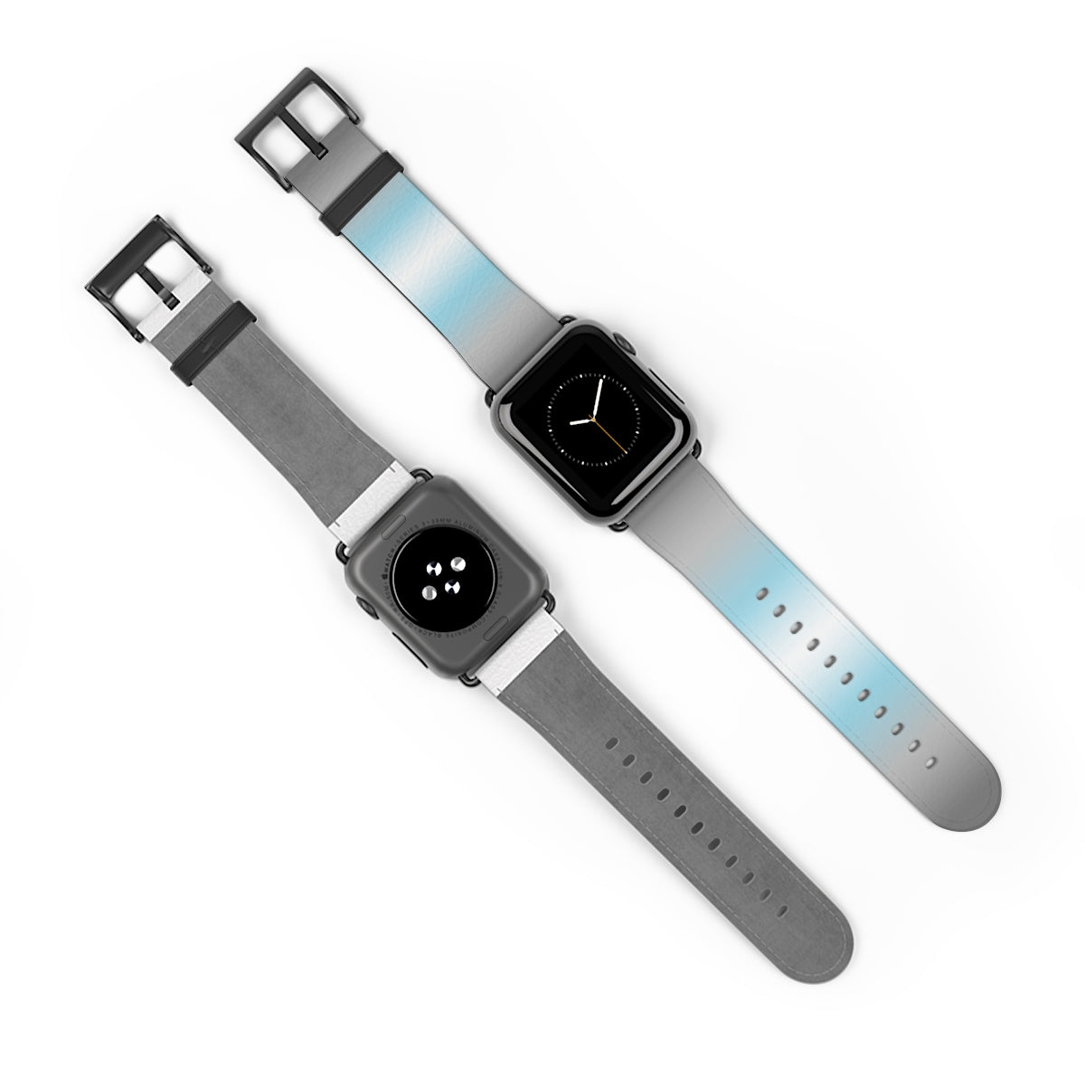 Demiboy Pride Apple Watch Band Strap In Ombre front and back