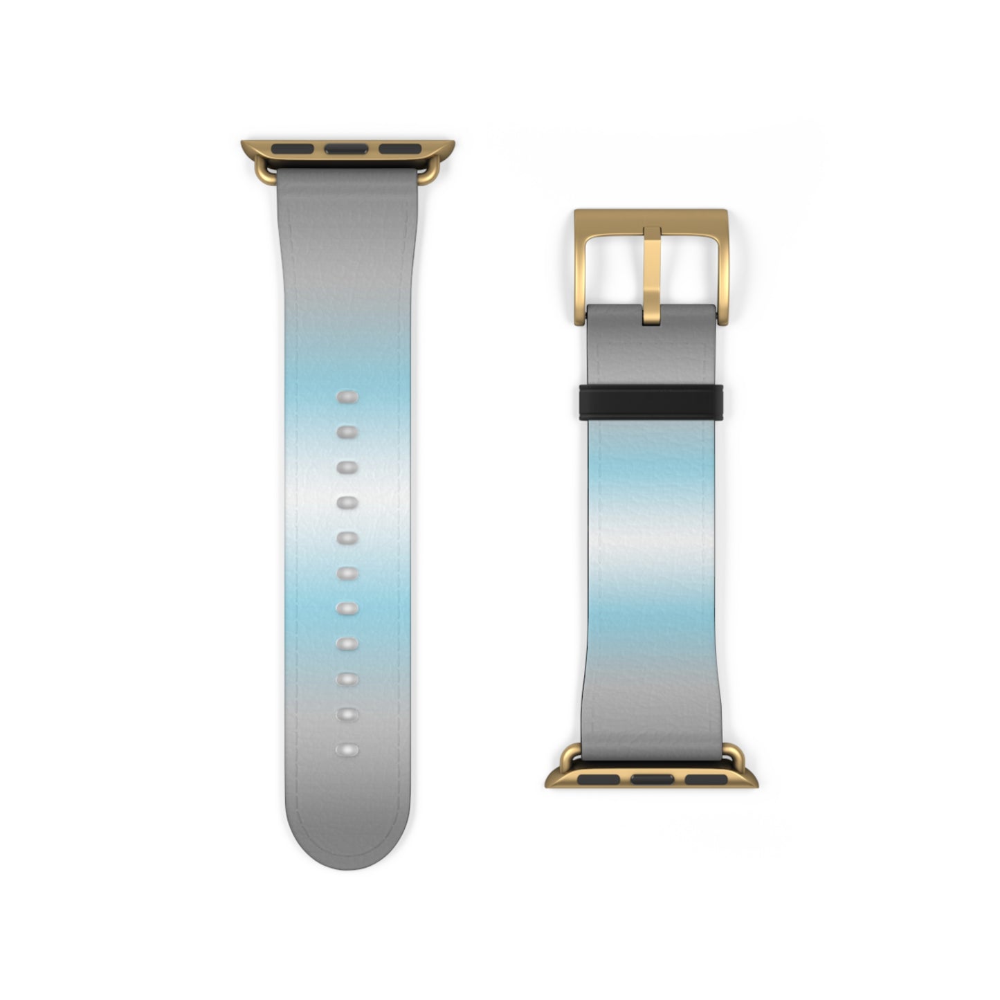 Demiboy Pride Apple Watch Band Strap In Ombre 38 - 41 mm Gold Matte