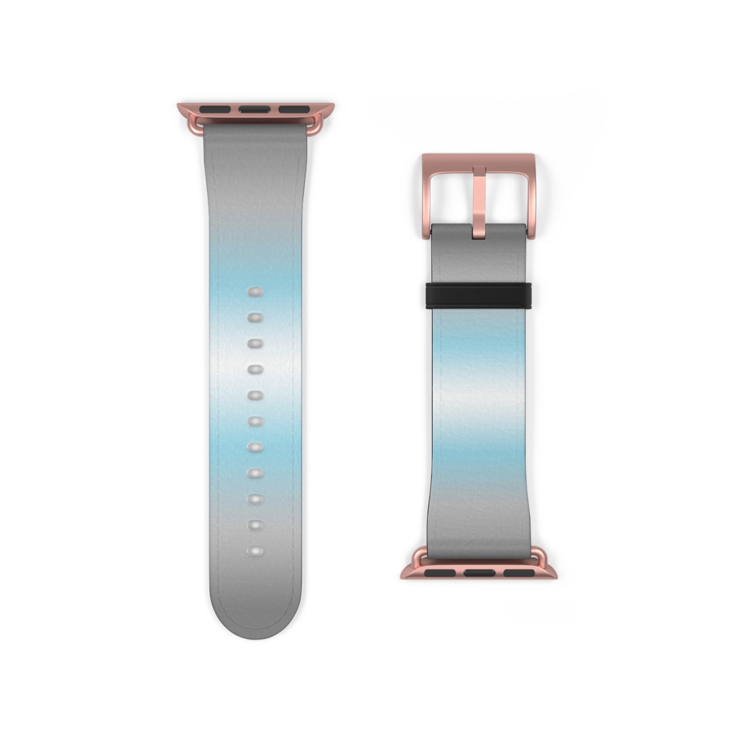 Demiboy Pride Apple Watch Band Strap In Ombre 38 - 41 mm Rose Gold Matte