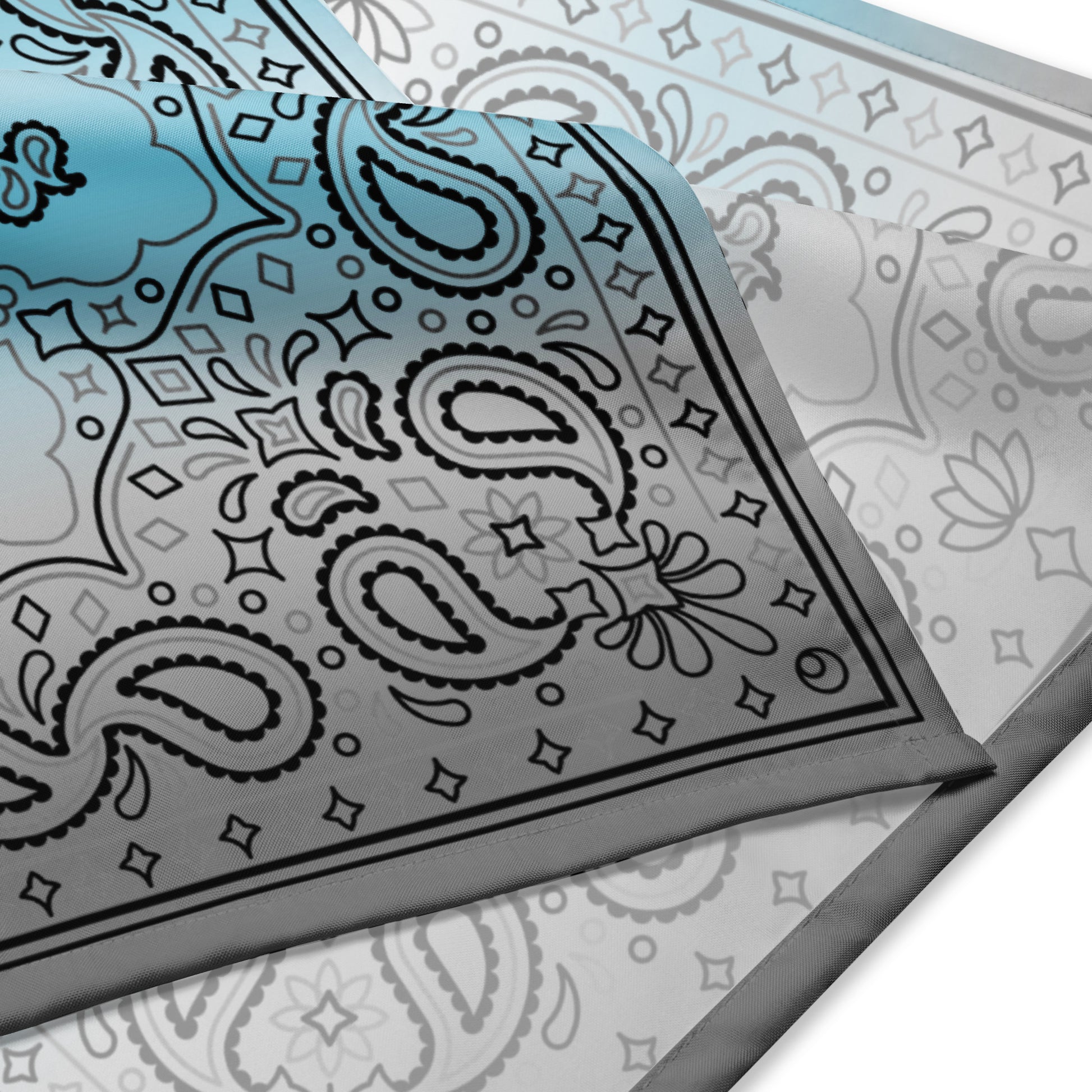 Demiboy Pride Paisley Bandana demiboy-pride-bandana-detail Bandana