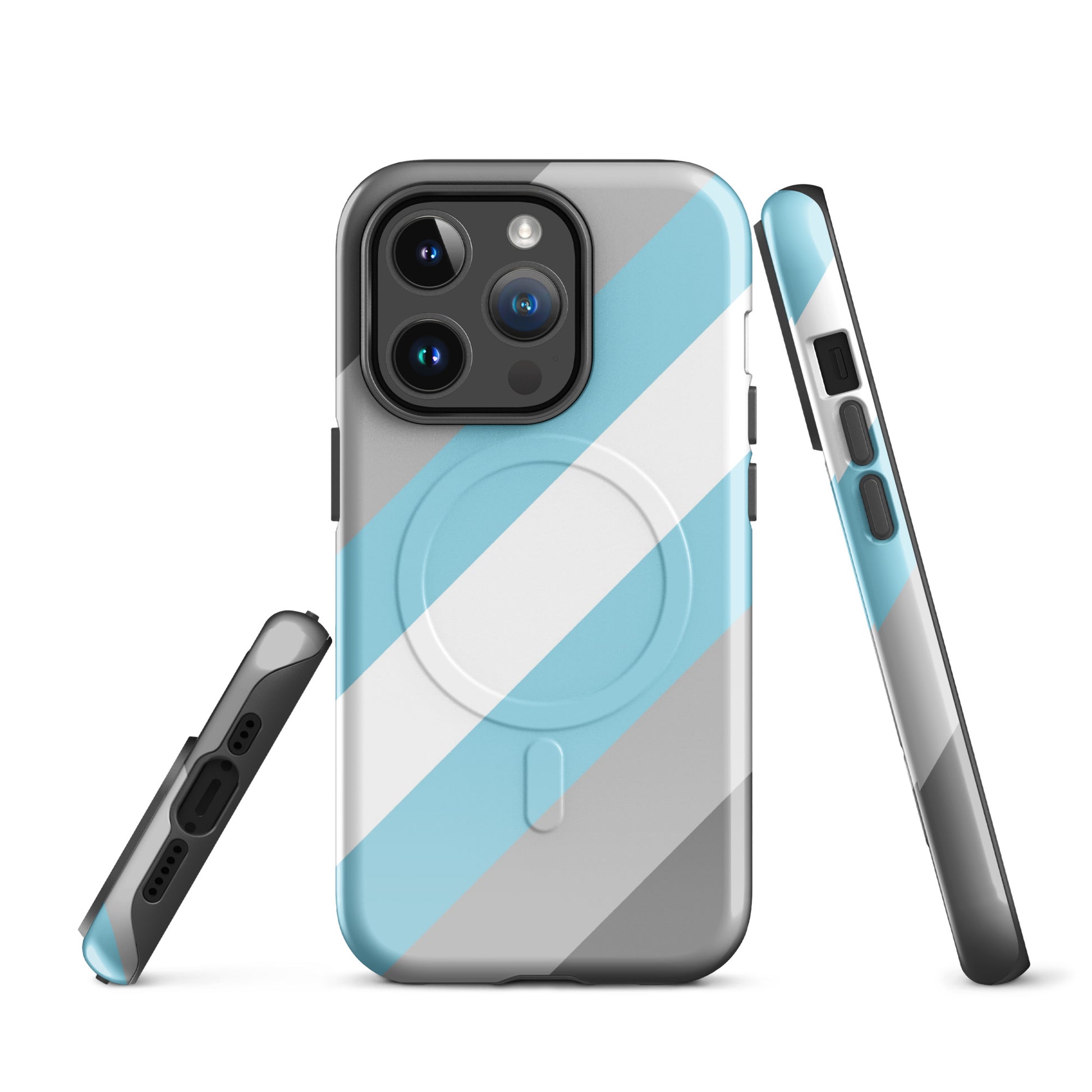 Demiboy Pride MagSafe® Tough Phone Case for Apple iPhone® iPhone 14 Pro demiboy-pride-magsafe-tough-phone-case-for-apple-iphone-14-pro-front