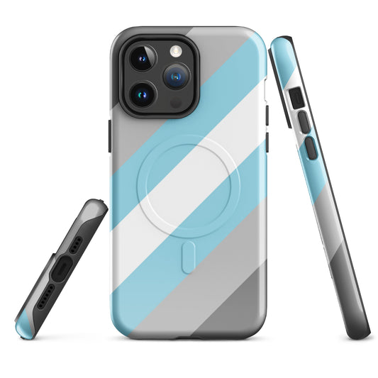 Demiboy Pride MagSafe® Tough Phone Case for Apple iPhone® iPhone 14 Pro Max demiboy-pride-magsafe-tough-phone-case-for-apple-iphone-14-pro-max-front