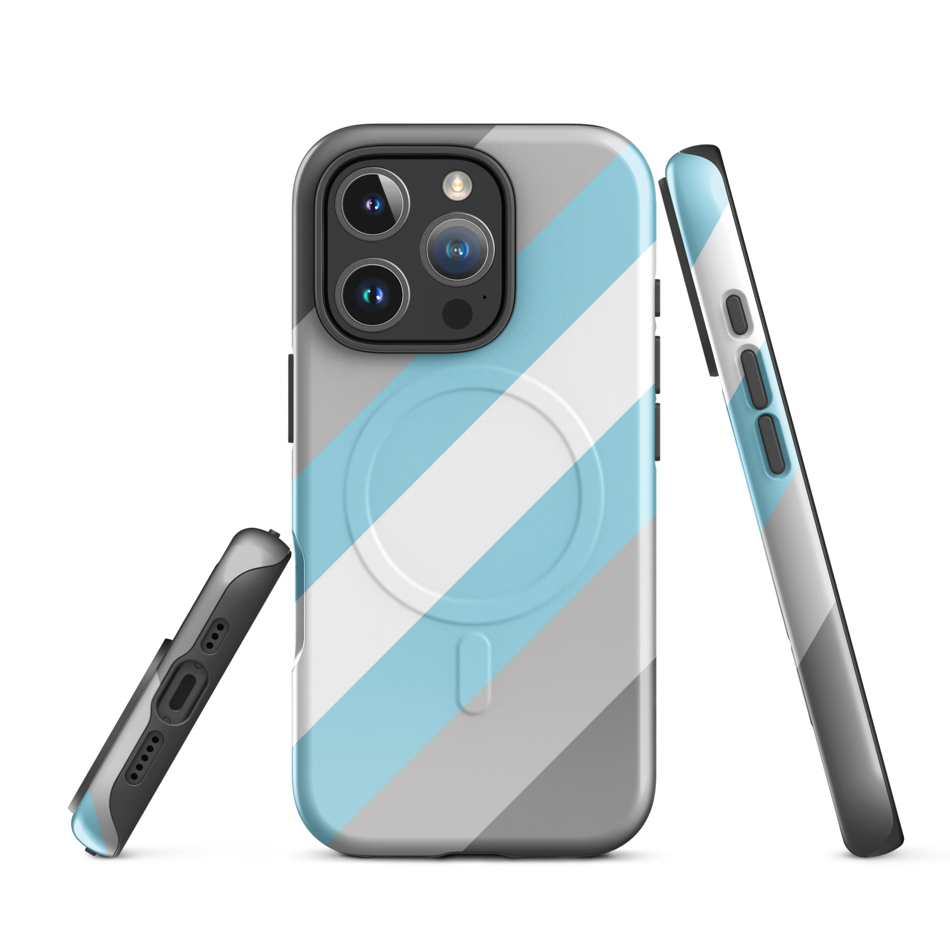 Demiboy Pride MagSafe® Tough Phone Case for Apple iPhone® iPhone 16 Pro demiboy-pride-magsafe-tough-phone-case-for-apple-iphone-16-pro-front