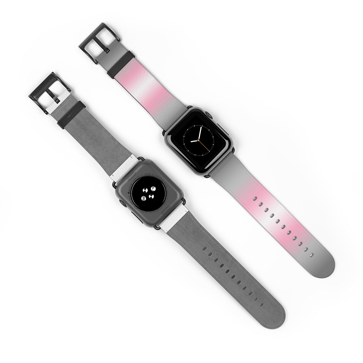 Demigirl Pride Apple Watch Band Strap In Ombre front and back