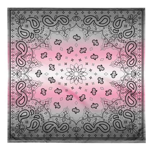 Demigirl Pride Paisley Bandana L Demigirl demigirl-pride-bandana-front Bandana
