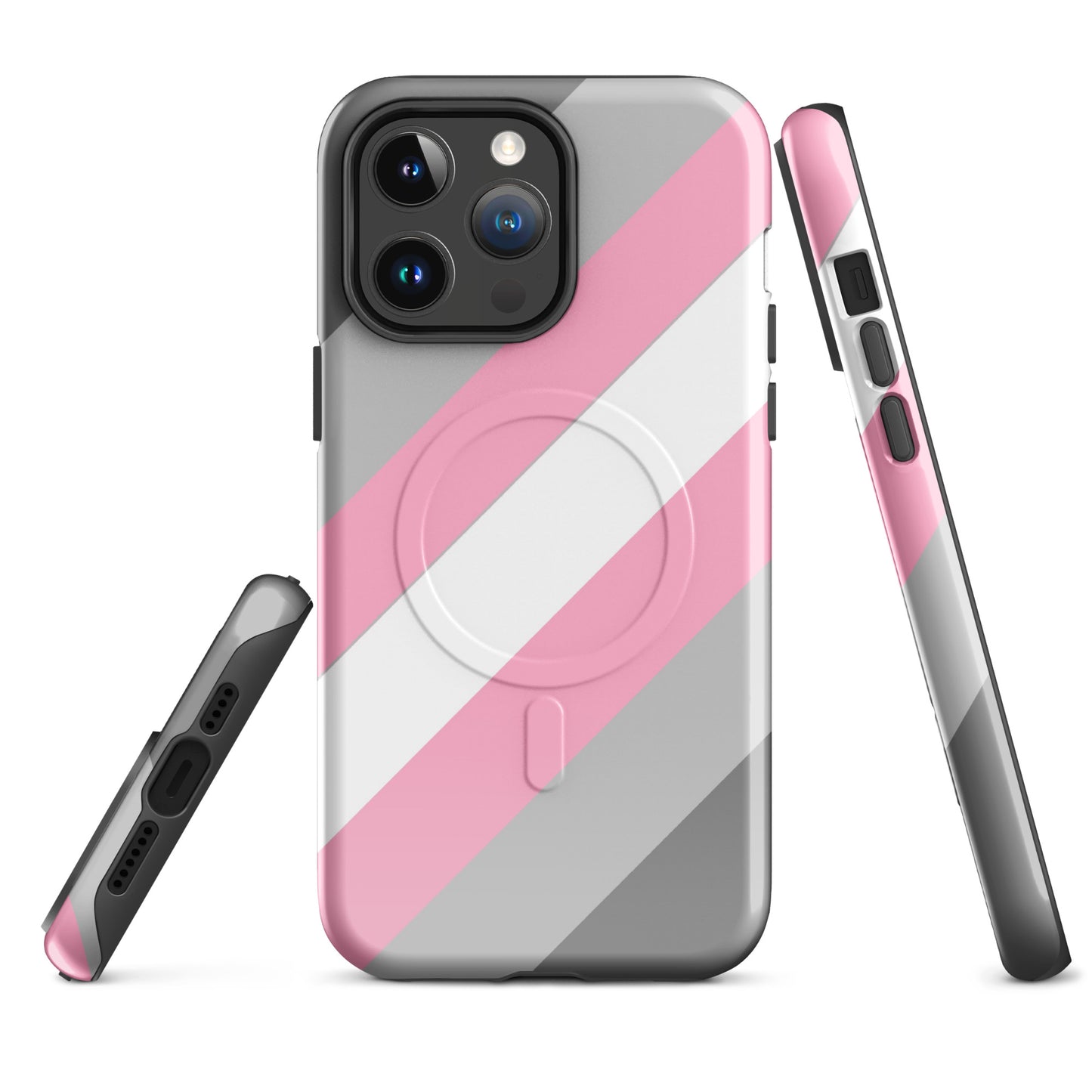 Demigirl Pride MagSafe® Tough Phone Case for Apple iPhone® iPhone 14 Pro Max demigirl-pride-magsafe-tough-phone-case-for-apple-iphone-14-pro-max-front