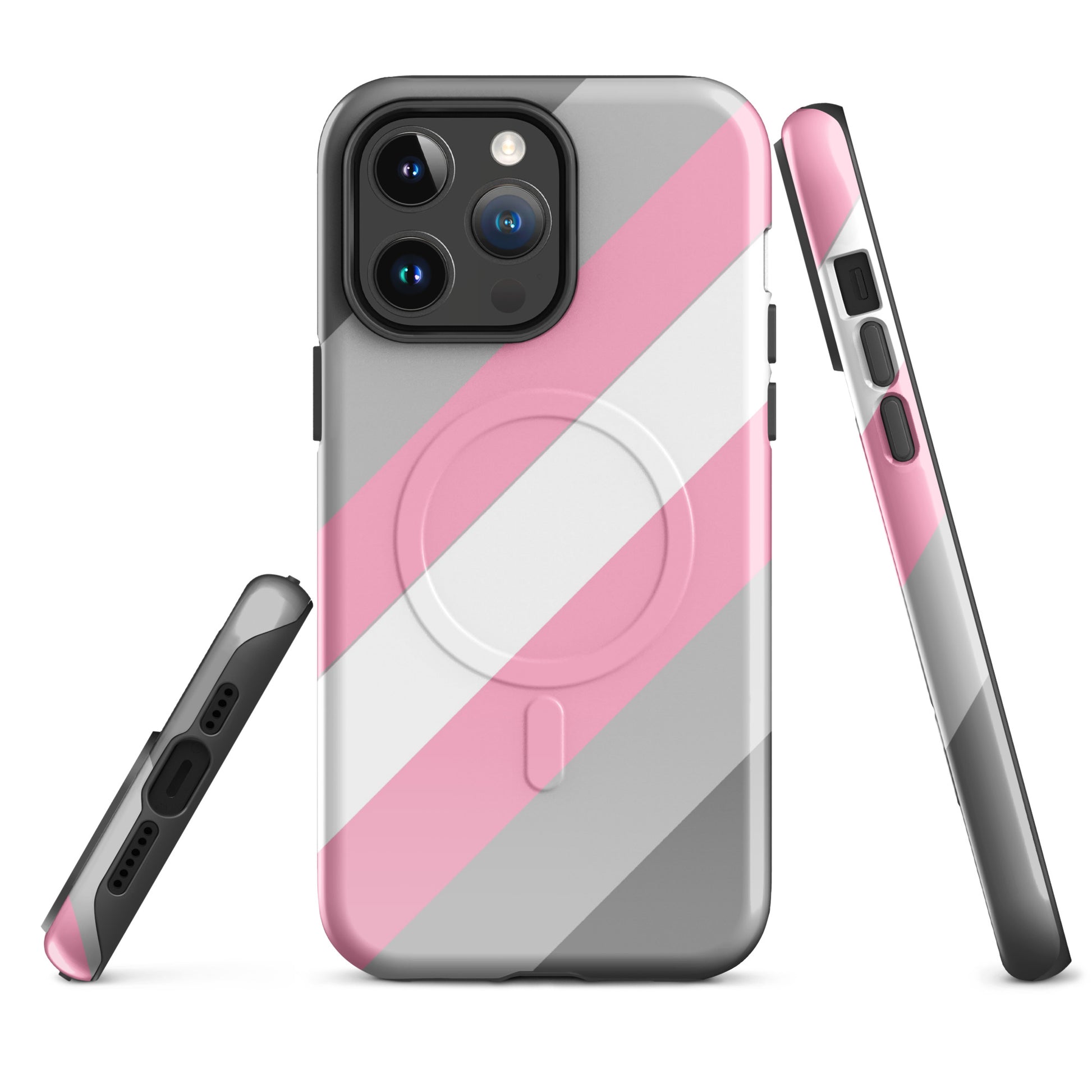 Demigirl Pride MagSafe® Tough Phone Case for Apple iPhone® iPhone 14 Pro Max demigirl-pride-magsafe-tough-phone-case-for-apple-iphone-14-pro-max-front