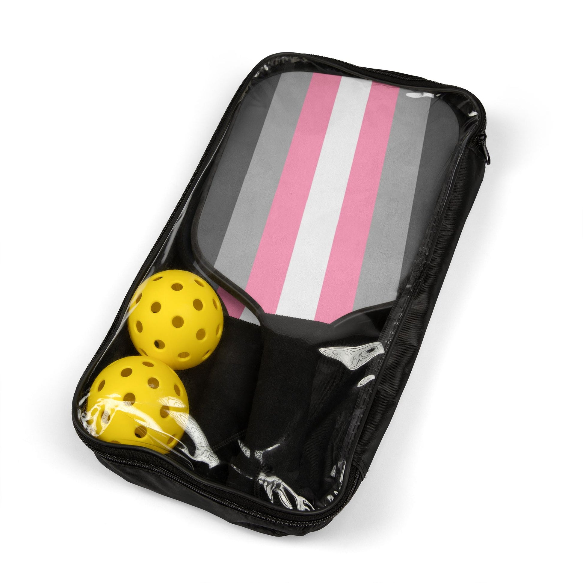 Demigirl Pride Pickleball Paddle Set with Balls 7.5'' × 15.5'' Demigirl demigirl-pride-pickleball-paddle-set-with-balls-package