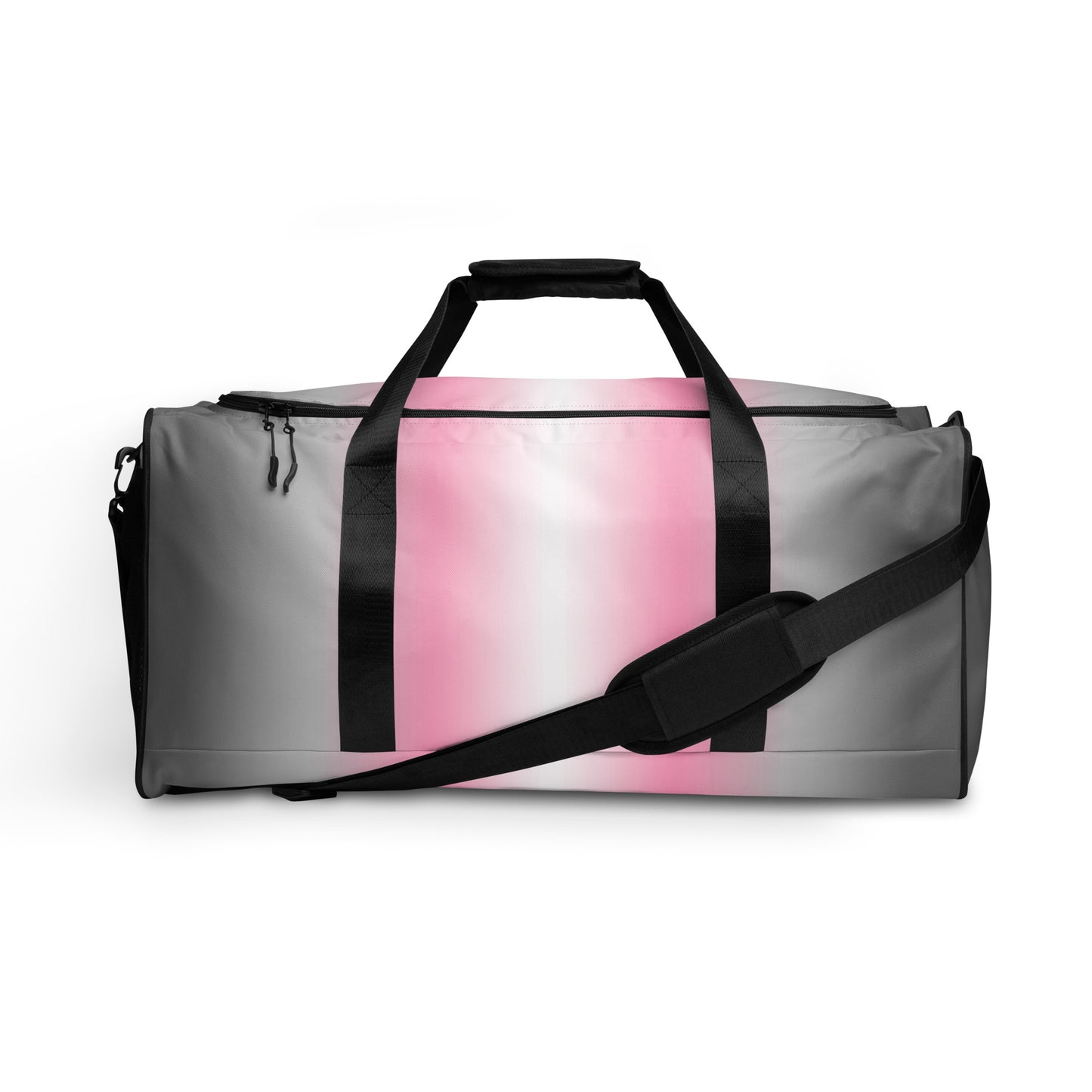 Demigirl Pride Weekender Duffel Bag in Ombre Demigirl demigirl-pride-weekender-duffel-bag-in-ombre-front