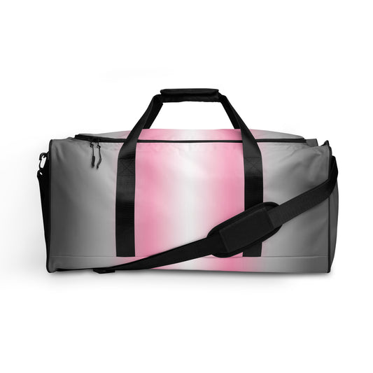 Demigirl Pride Weekender Duffel Bag in Ombre Demigirl demigirl-pride-weekender-duffel-bag-in-ombre-front