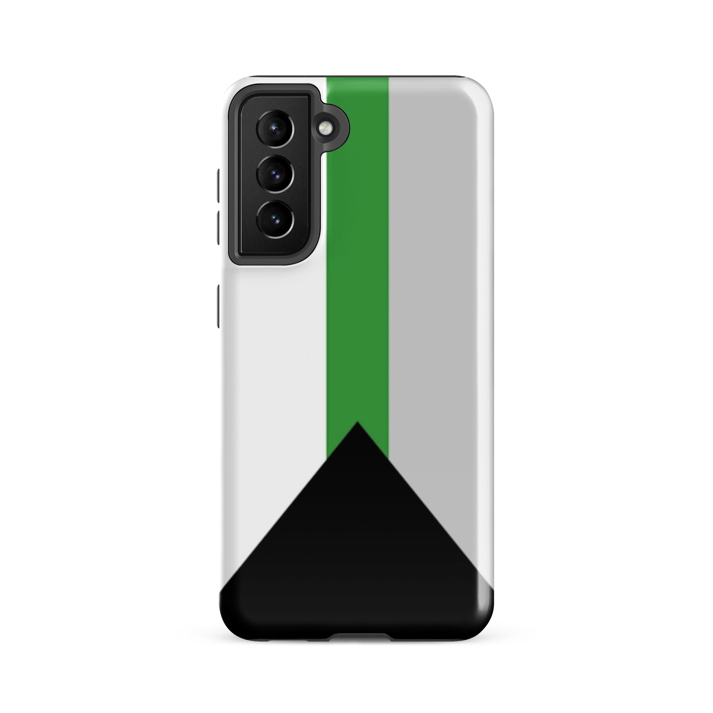 Demiromantic Pride Flag Tough Cell Phone Case for Samsung Galaxy Samsung Galaxy S21 FE Demiromantic demiromantic-pride-flag-tough-cell-phone-case-for-samsung-galaxy-s21-fe-front