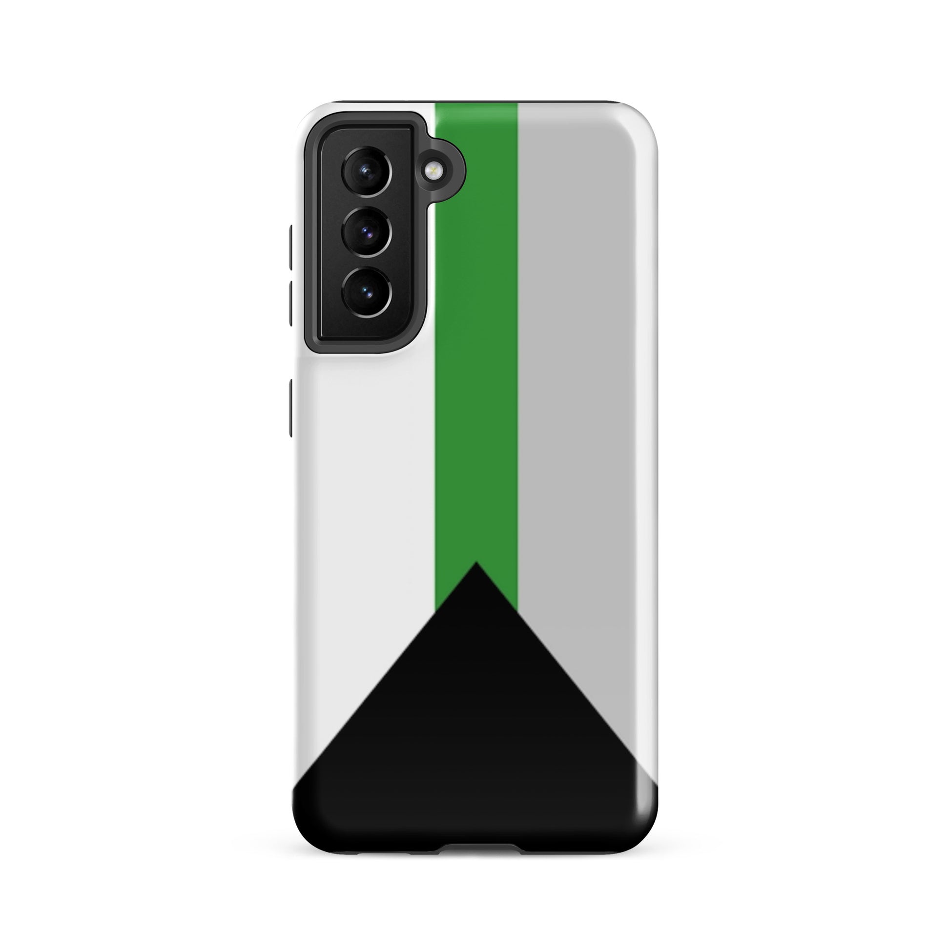 Demiromantic Pride Flag Tough Cell Phone Case for Samsung Galaxy Samsung Galaxy S21 FE Demiromantic demiromantic-pride-flag-tough-cell-phone-case-for-samsung-galaxy-s21-fe-front