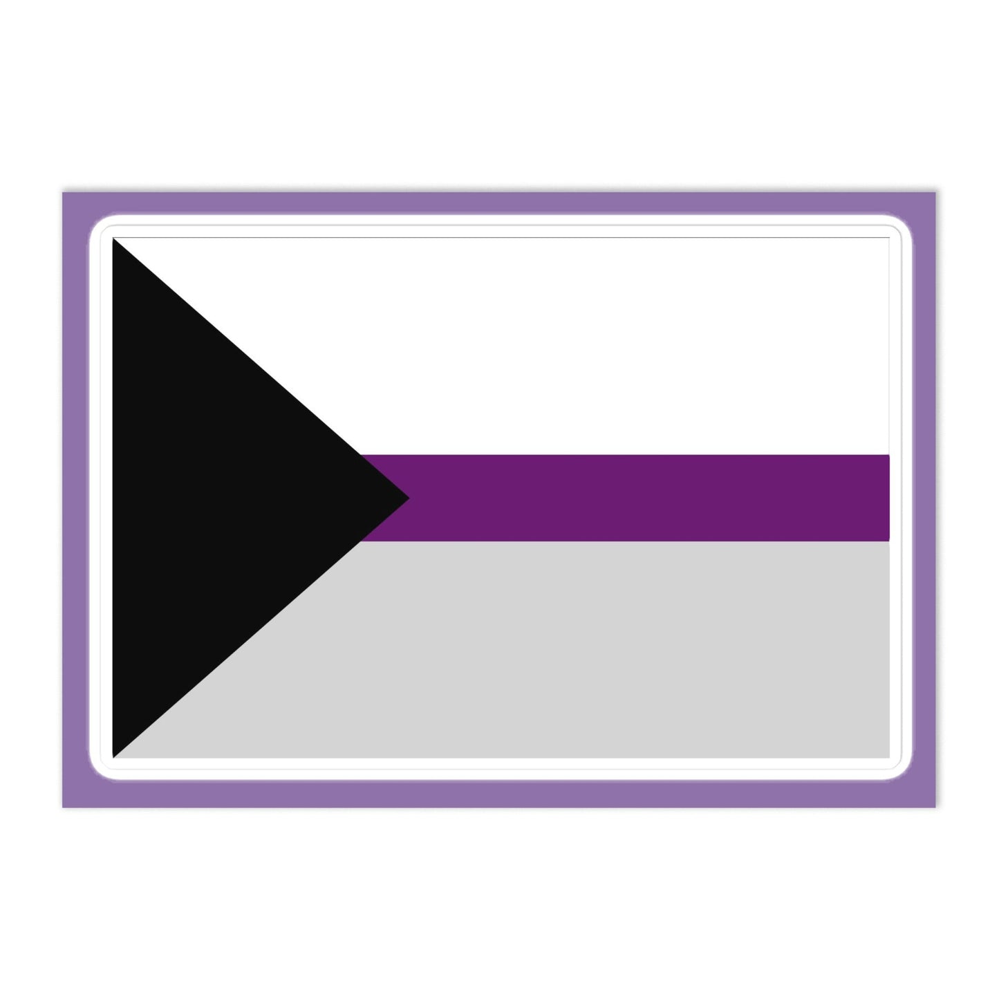 Demisexual Pride Flag Large Sheet Sticker Demiromantic demisexual-pride-flag-large-sheet-sticker-front