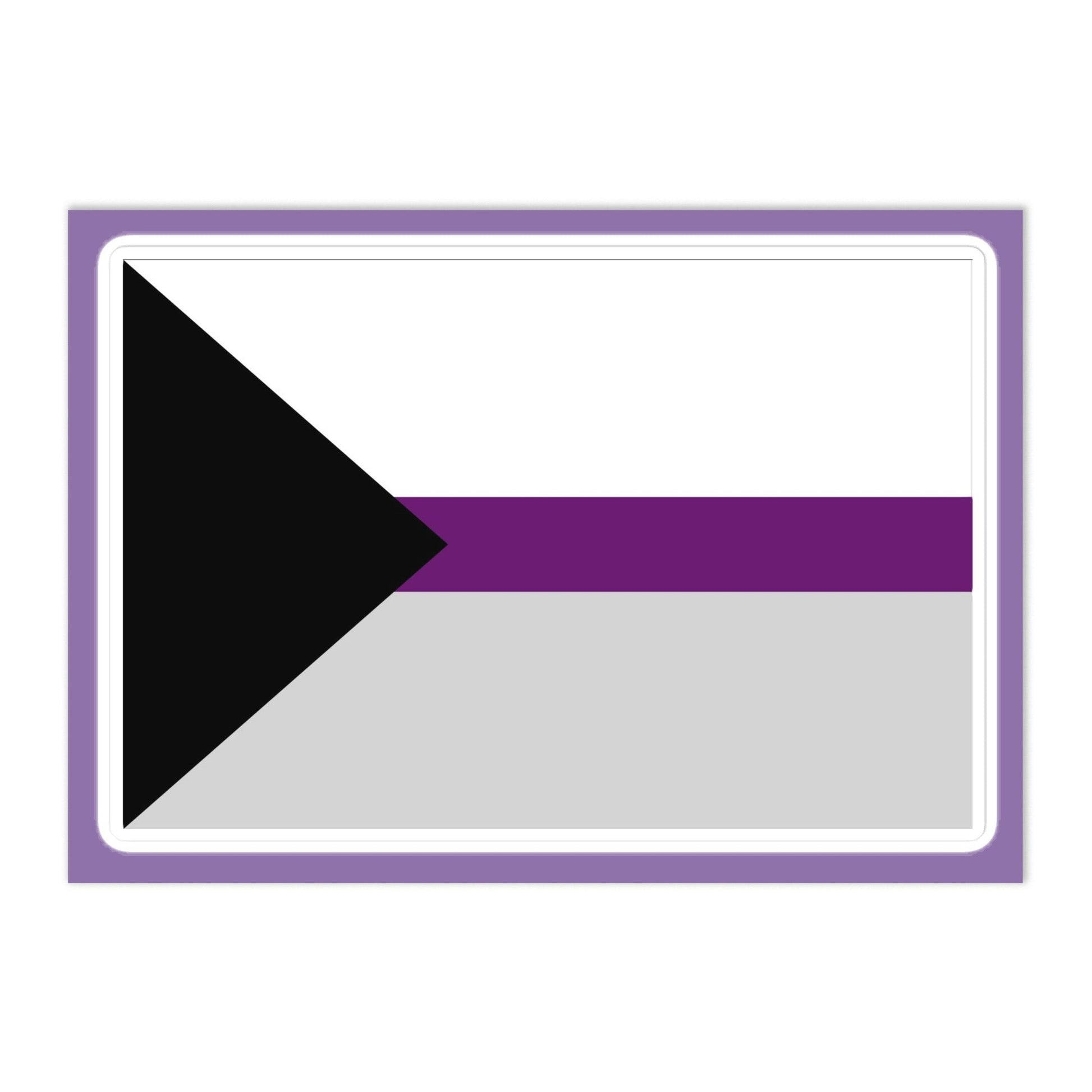 Demisexual Pride Flag Large Sheet Sticker Demiromantic demisexual-pride-flag-large-sheet-sticker-front