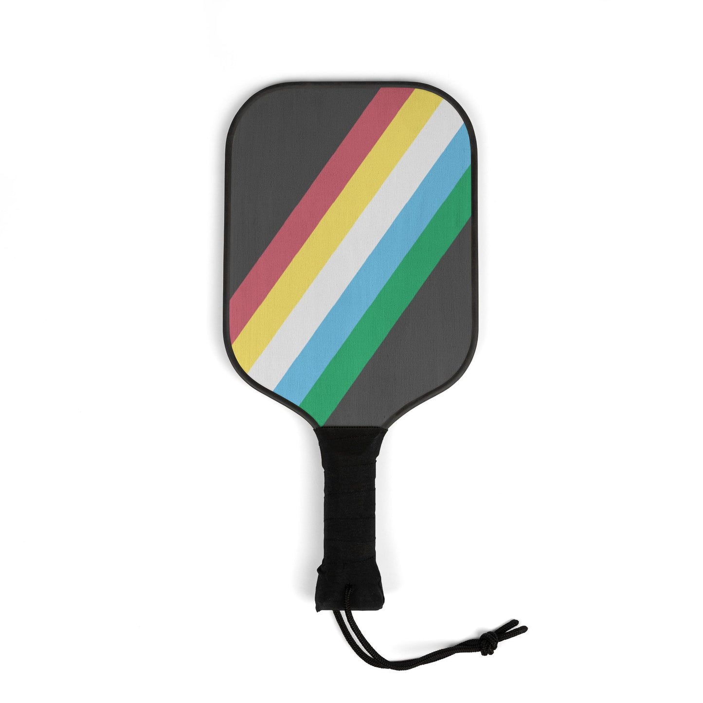 Disability Pride Pickleball Paddle Set with Balls disability-pride-pickleball-paddle-set-with-balls-single-paddle