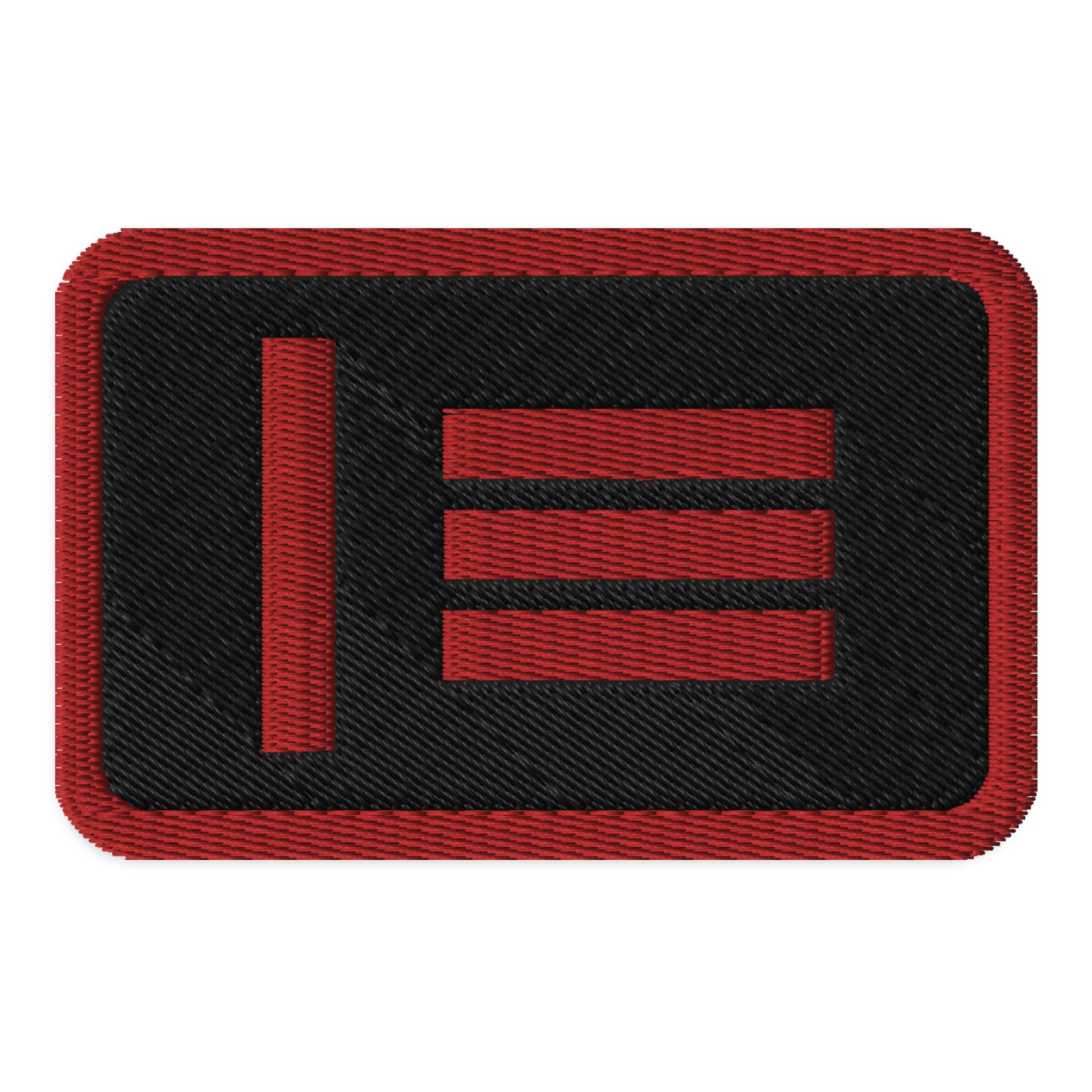 Master Slave Flag Embroidered Patch Default Title embroidered-patches-black-rectangle-3.5x2.25-front-66bffcf844bd6