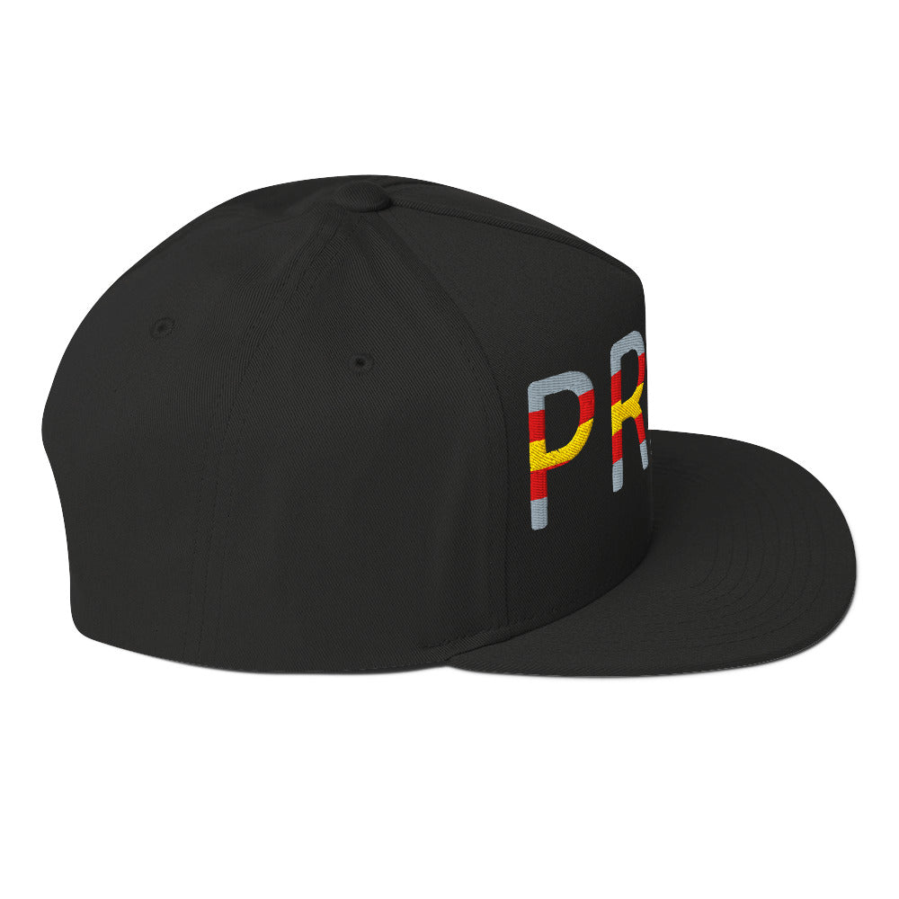 Proculsexual Pride Embroidered Snapback Baseball Cap flat-bill-cap-black-right-side-676a0d4387738