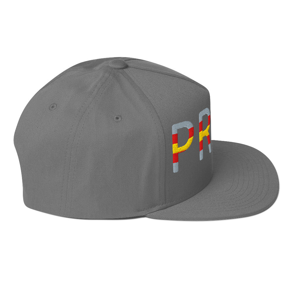 Proculsexual Pride Embroidered Snapback Baseball Cap flat-bill-cap-grey-right-side-676a0d4389115