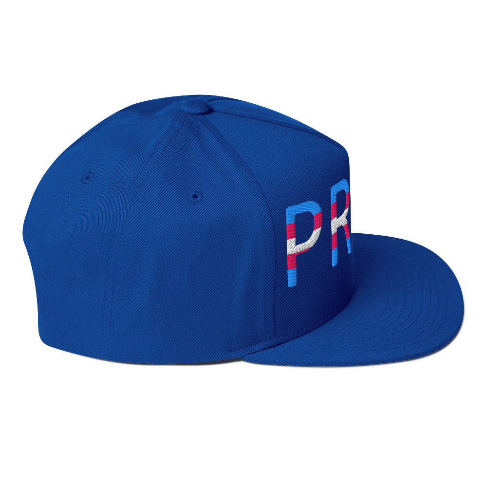 Transgender Trans Pride Embroidered Snapback Baseball Cap flat-bill-cap-royal-blue-right-side-676a09d41ed9e