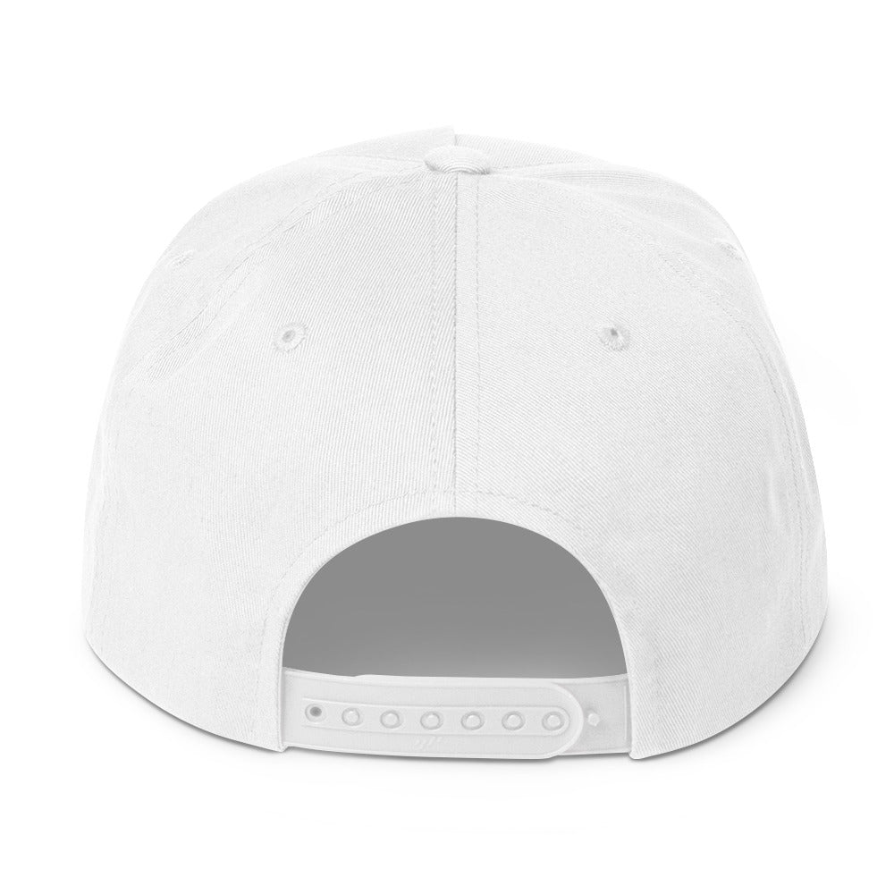 Proculsexual Pride Embroidered Snapback Baseball Cap flat-bill-cap-white-back-676a0d4389d38