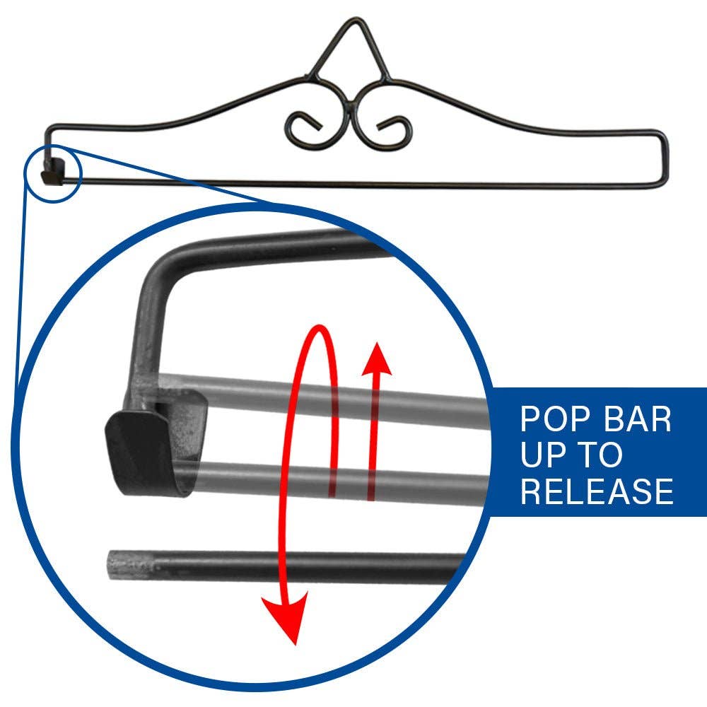 Garden Flag Wall Mount Hanger garden-flag-wall-hanger-black-use