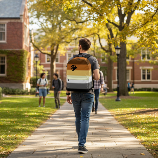 Gay Bear Pride Pride Backpack - Ombre gay-bear-Pride-Backpack-Ombre-front