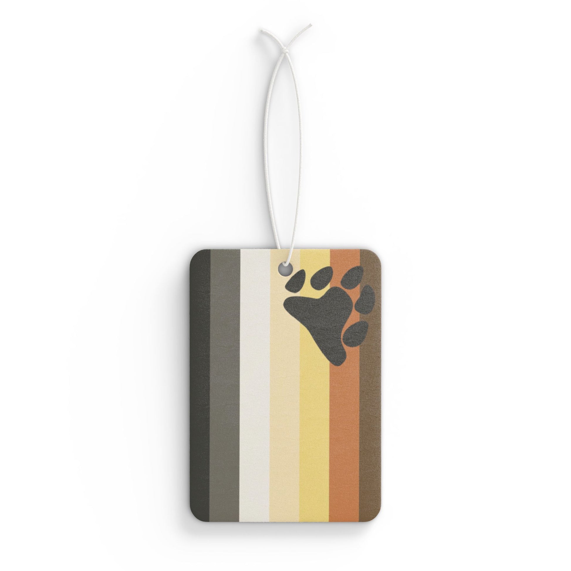 Gay Bear Pride Flag Car Air Freshener Gay gay-bear-pride-flag-car-air-freshener-front