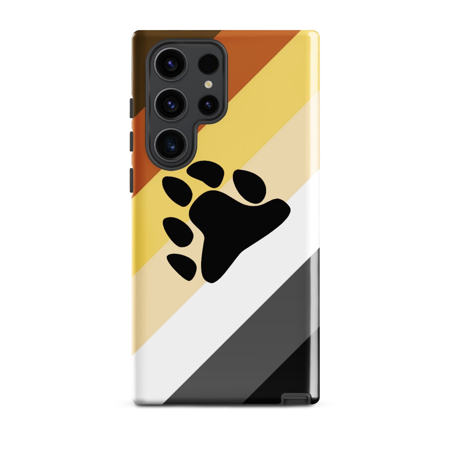 Gay Bear Pride Tough Cell Phone Case for Samsung Galaxy Samsung Galaxy S23 Ultra Gay gay-bear-pride-tough-cell-phone-case-for-samsung-galaxy-s23-ultra-front