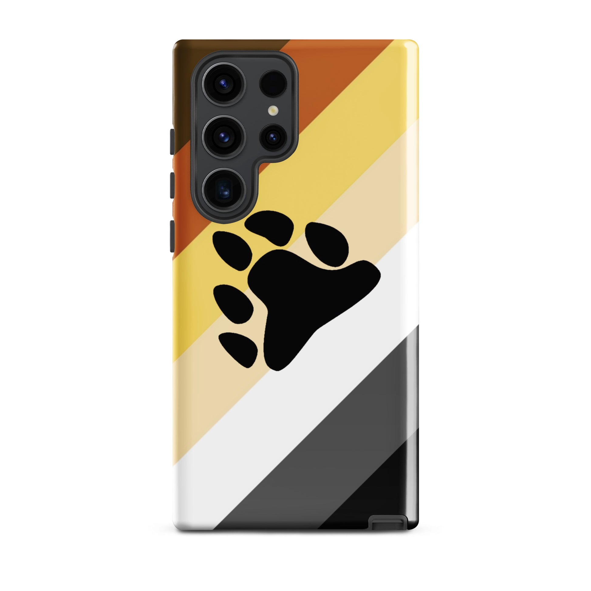 Gay Bear Pride Tough Cell Phone Case for Samsung Galaxy Samsung Galaxy S23 Ultra Gay gay-bear-pride-tough-cell-phone-case-for-samsung-galaxy-s23-ultra-front