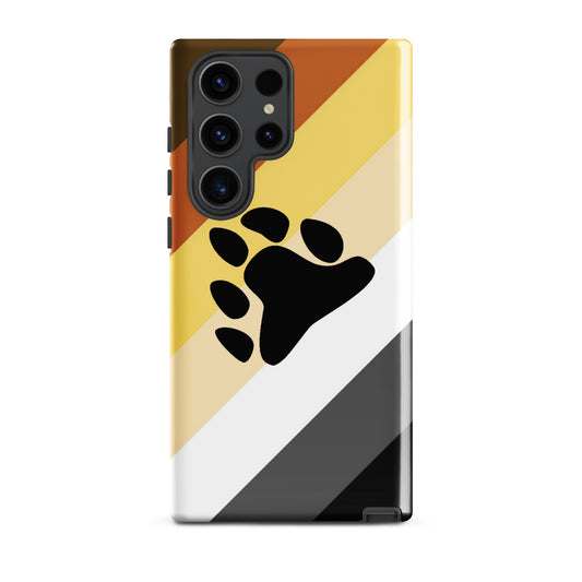 Gay Bear Pride Tough Cell Phone Case for Samsung Galaxy Samsung Galaxy S23 Ultra Gay gay-bear-pride-tough-cell-phone-case-for-samsung-galaxy-s23-ultra-front