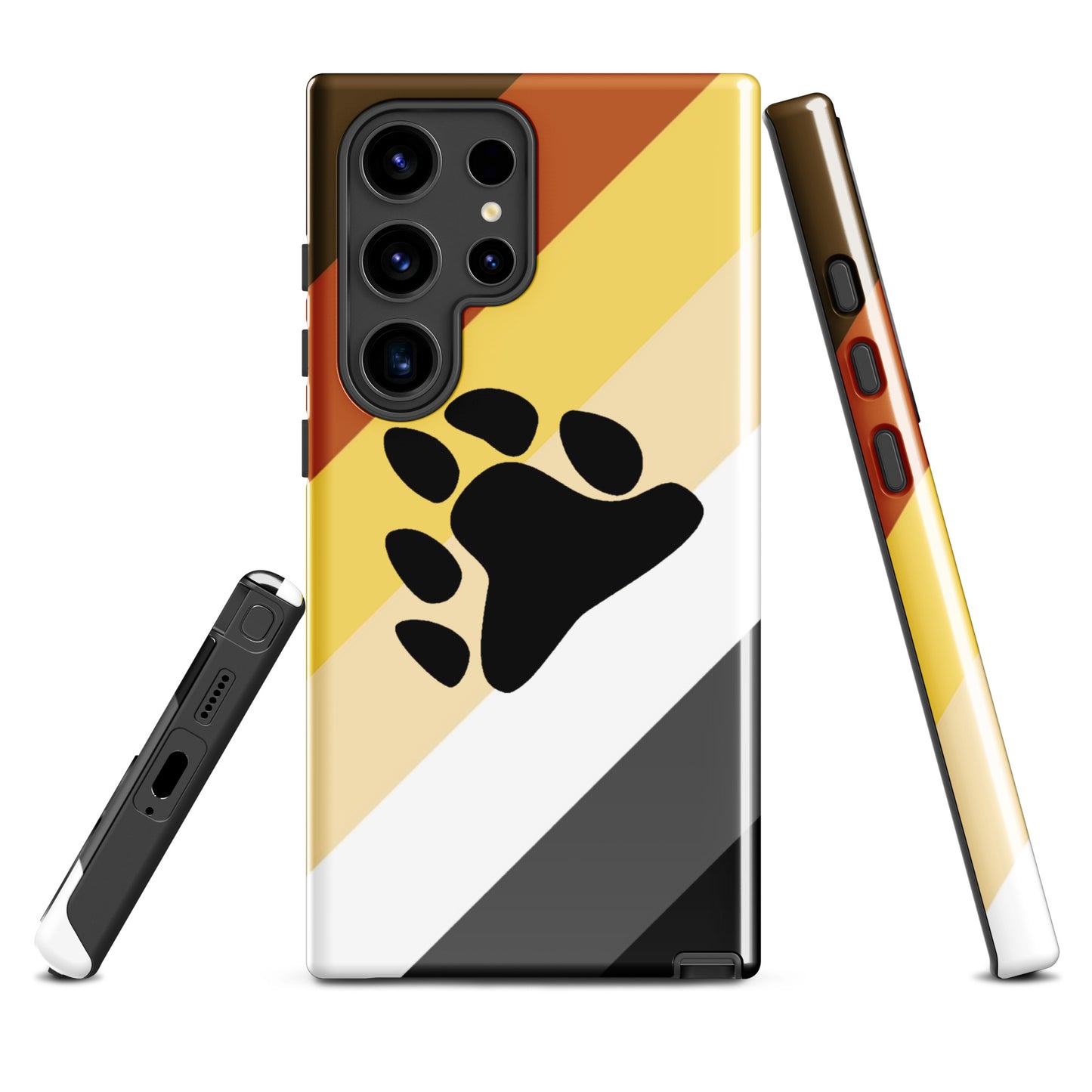 Gay Bear Pride Tough Cell Phone Case for Samsung Galaxy Samsung Galaxy S24 Ultra Gay gay-bear-pride-tough-cell-phone-case-for-samsung-galaxy-s24-ultra-front