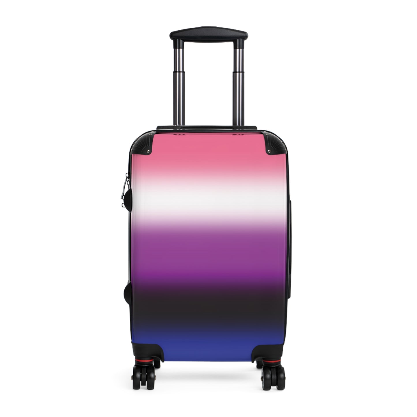 Genderfluid Pride Hard-Shell Suitcase - Ombre Small Genderfluid genderfluid-pride-hard-shell-suitcase-ombre-small