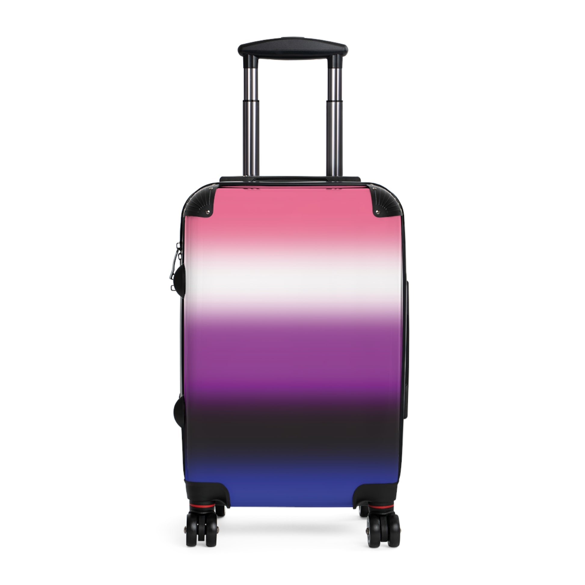Genderfluid Pride Hard-Shell Suitcase - Ombre Small Genderfluid genderfluid-pride-hard-shell-suitcase-ombre-small