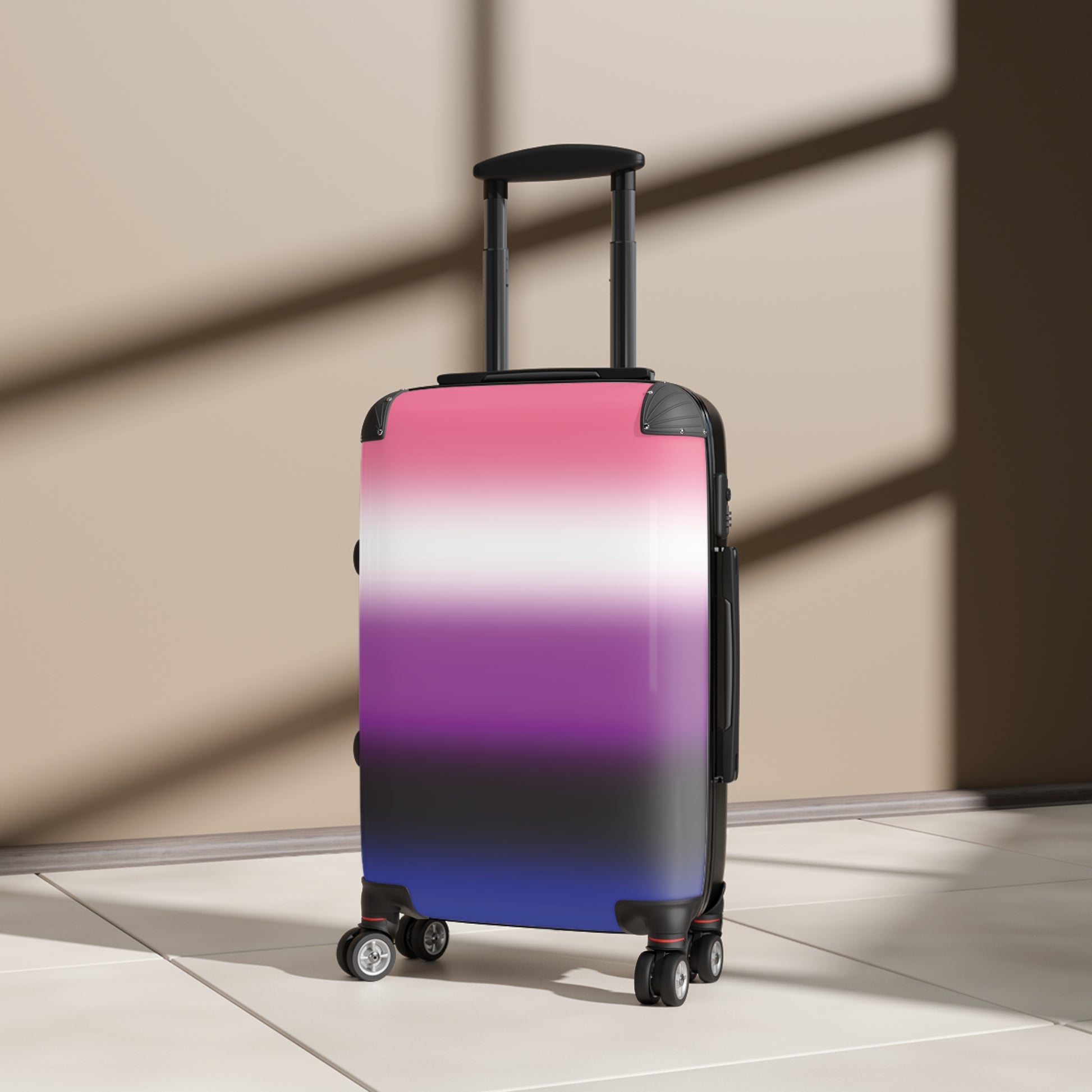 Genderfluid Pride Hard-Shell Suitcase - Ombre genderfluid-pride-hard-shell-suitcase-ombre_small-travel