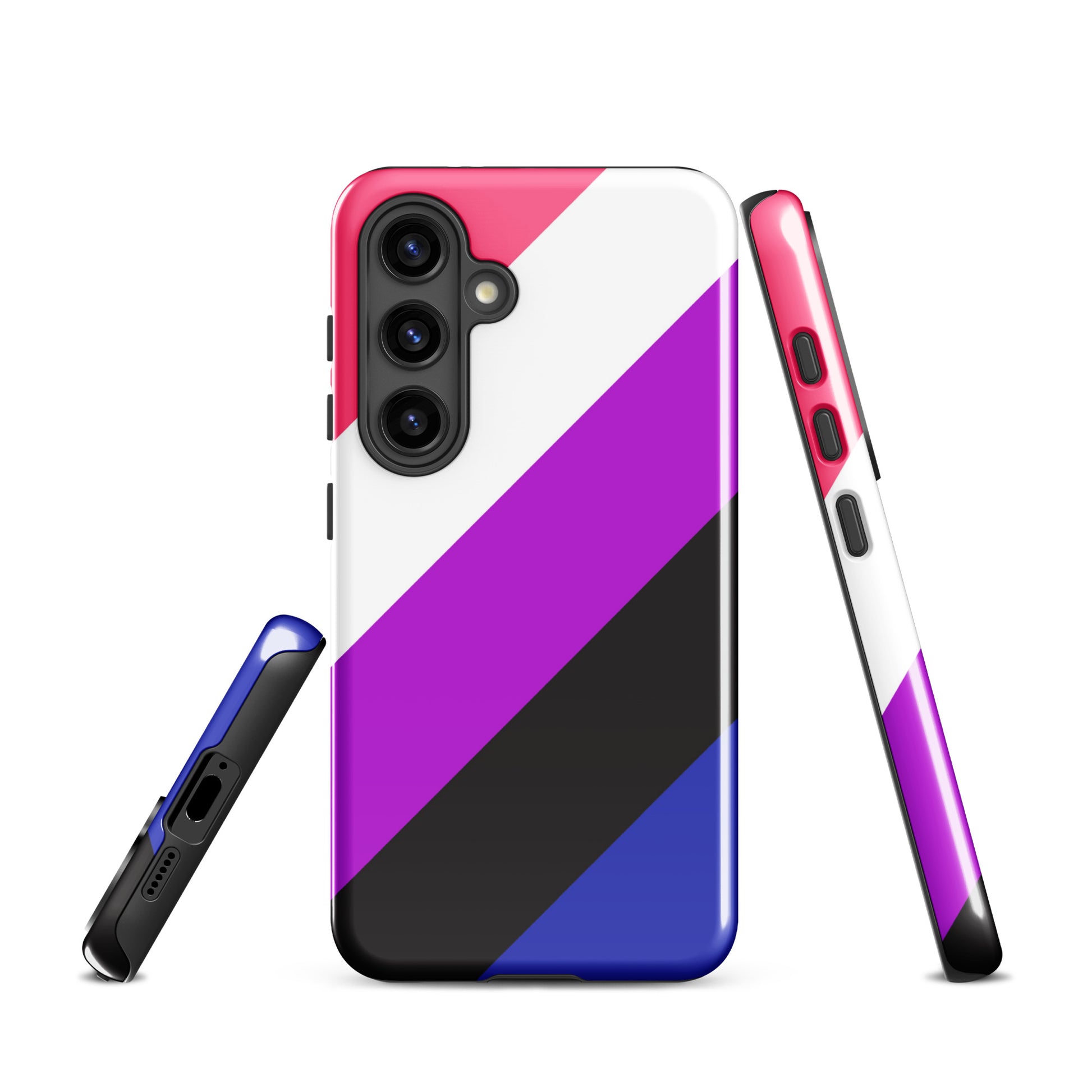 Genderfluid Pride Tough Cell Phone Case for Samsung Galaxy Samsung Galaxy S24 Genderfluid genderfluid-pride-tough-cell-phone-case-for-samsung-galaxy-s24-front