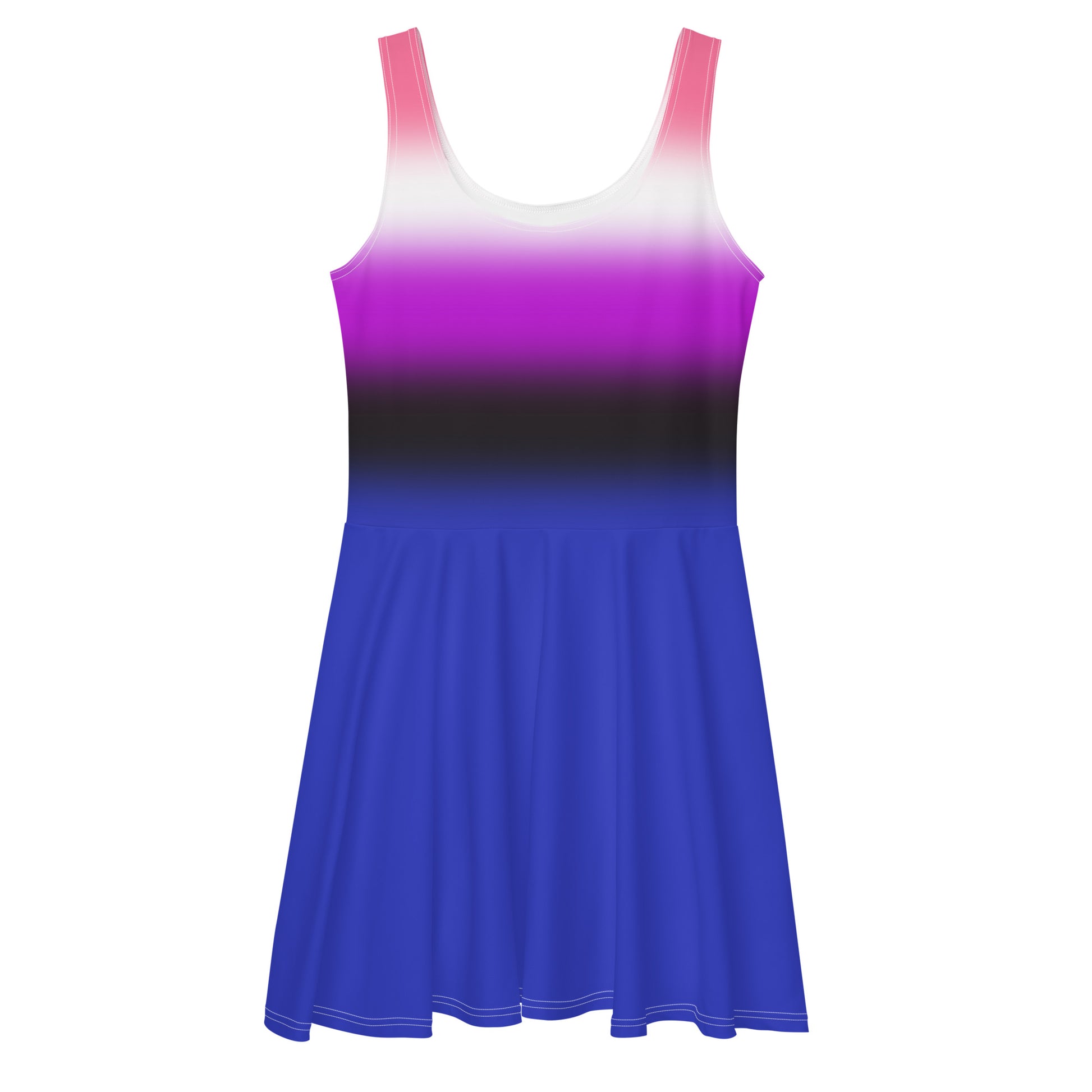 Genderfluid Skater Dress Genderfluid genderfluid-skater-dress-front
