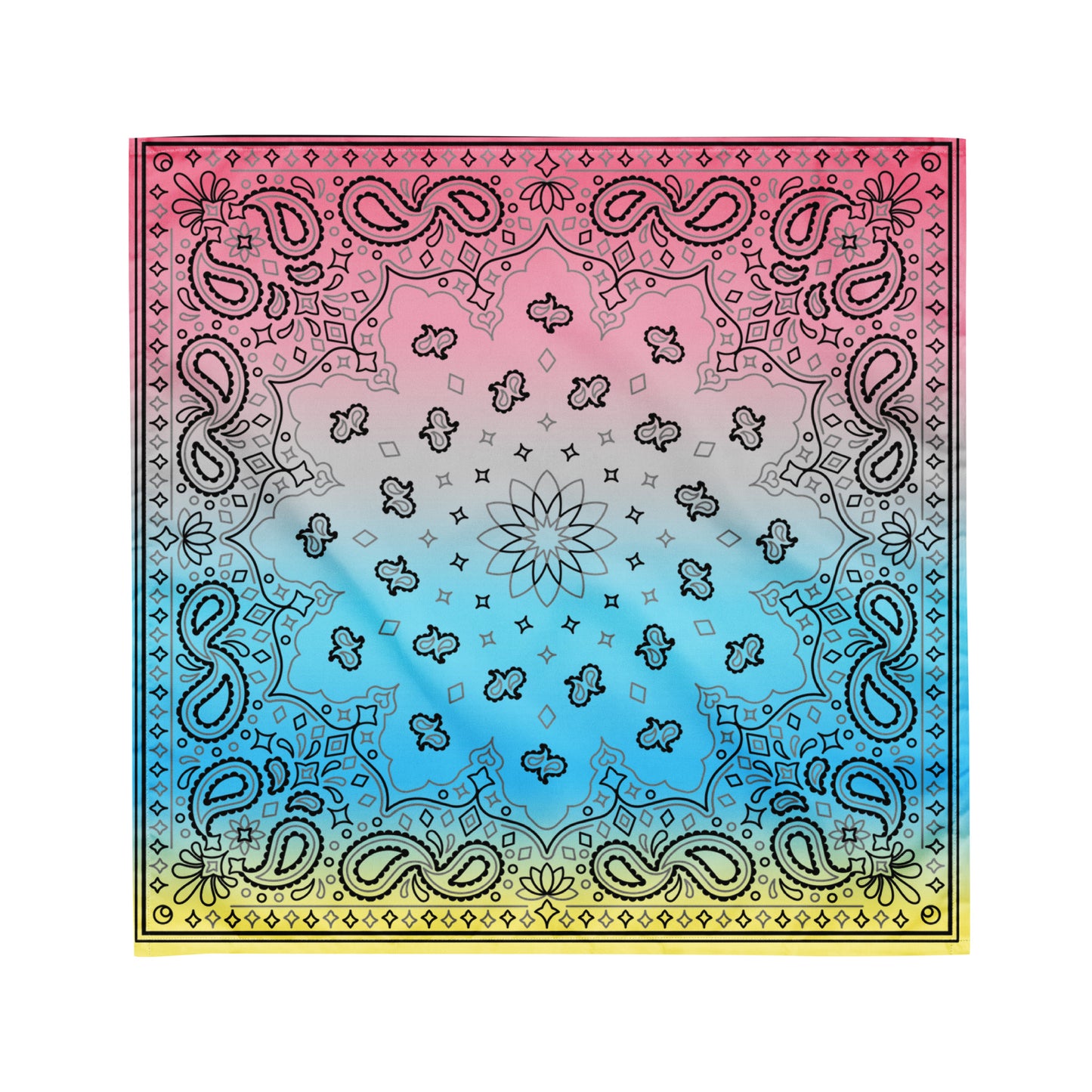 Genderflux Pride Paisley Bandana M Genderflux genderflux-pride-bandana-medium Bandana
