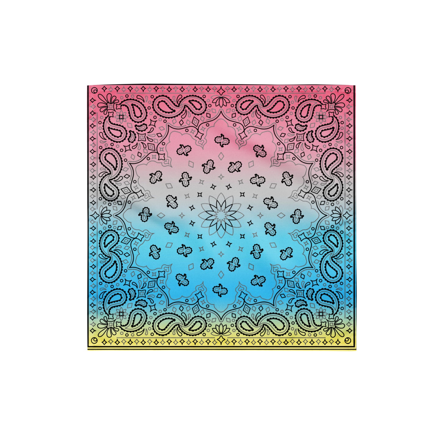 Genderflux Pride Paisley Bandana S Genderflux genderflux-pride-bandana-small Bandana