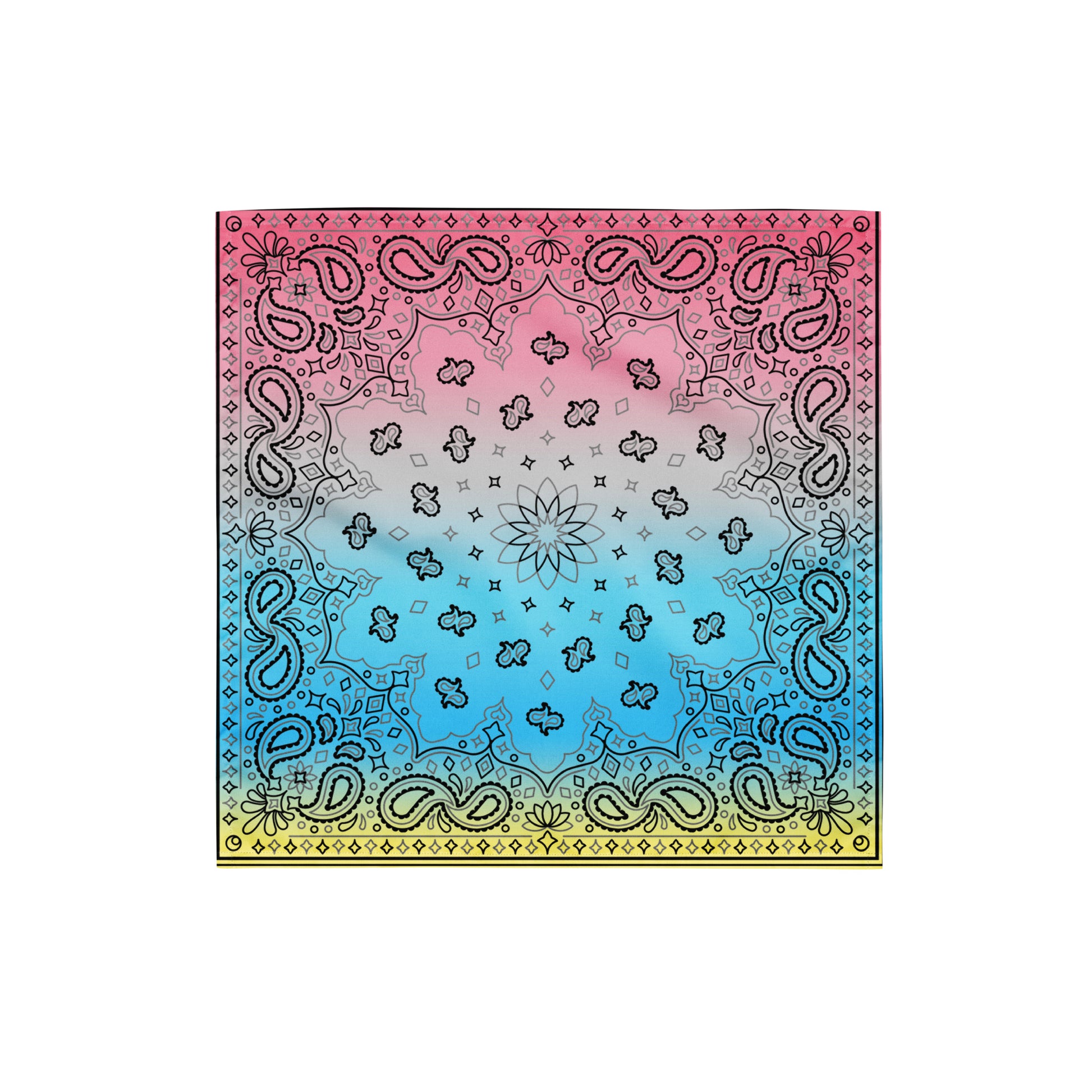 Genderflux Pride Paisley Bandana S Genderflux genderflux-pride-bandana-small Bandana
