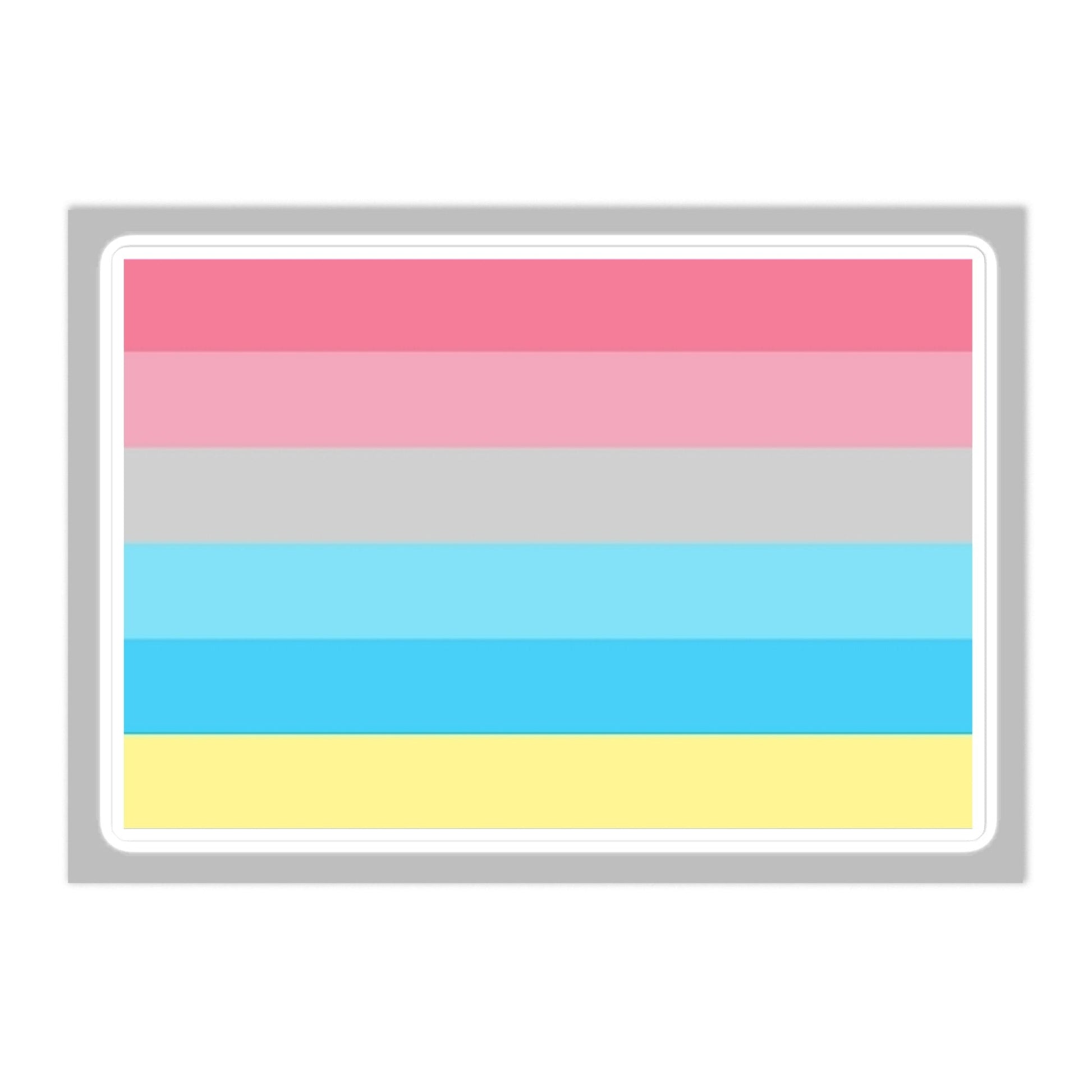 Genderflux Pride Flag Large Sheet Sticker Genderflux genderflux-pride-flag-large-sheet-sticker-front
