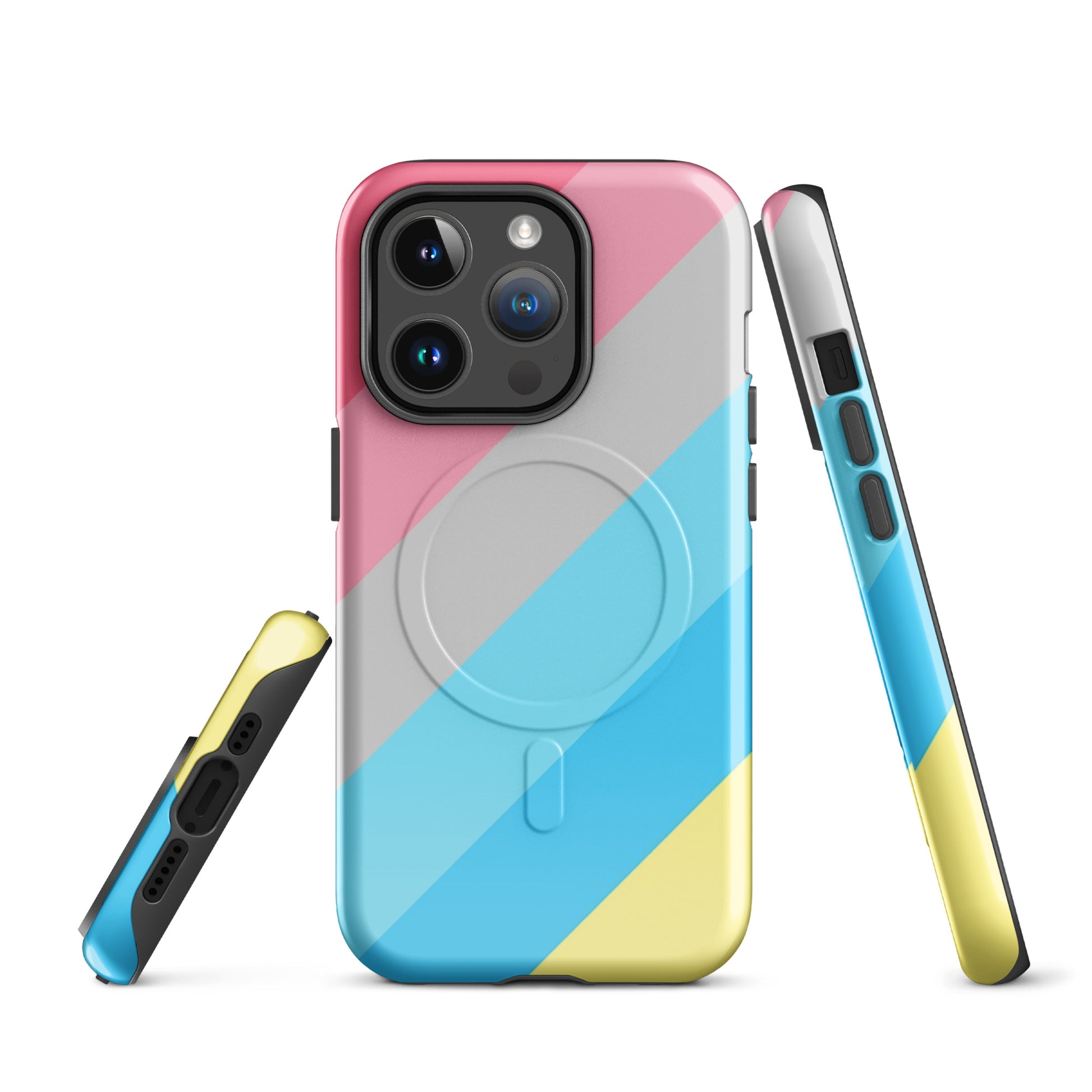 Genderflux Pride MagSafe® Tough Phone Case for Apple iPhone® iPhone 14 Pro Genderflux genderflux-pride-magsafe-tough-phone-case-for-apple-iphone-14-pro-front
