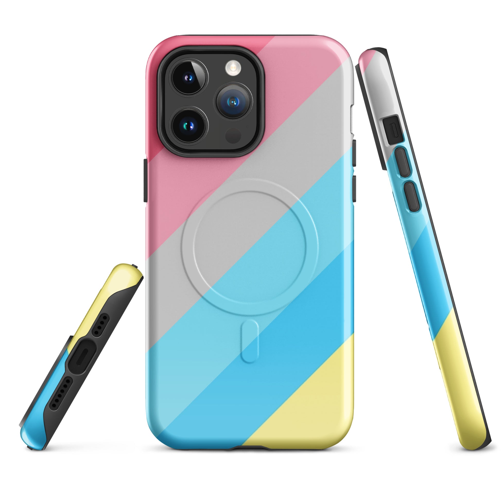 Genderflux Pride MagSafe® Tough Phone Case for Apple iPhone® iPhone 14 Pro Max Genderflux genderflux-pride-magsafe-tough-phone-case-for-apple-iphone-14-pro-max-front