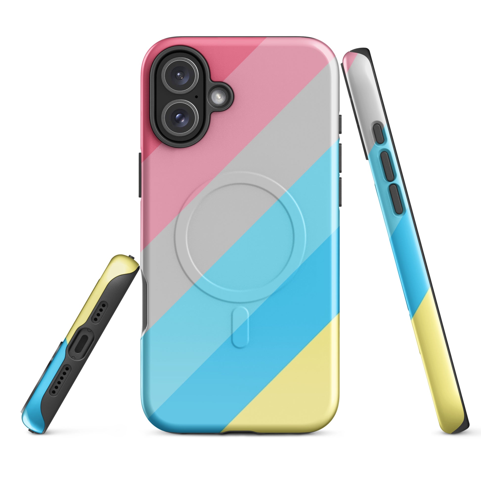 Genderflux Pride MagSafe® Tough Phone Case for Apple iPhone® iPhone 16 Plus Genderflux genderflux-pride-magsafe-tough-phone-case-for-apple-iphone-16-plus-front