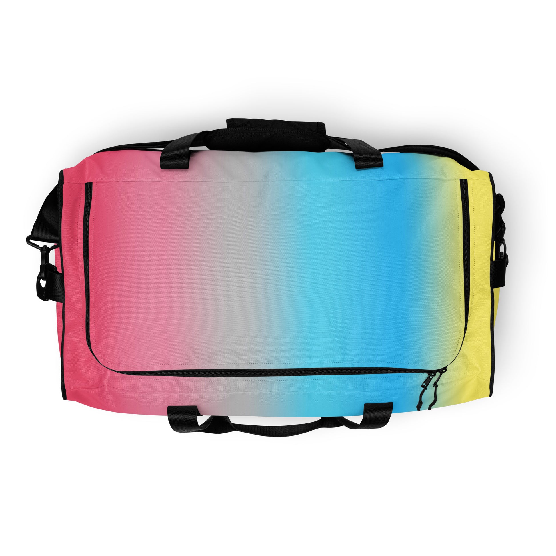 Genderflux Pride Weekender Duffel Bag in Ombre genderflux-pride-weekender-duffel-bag-in-ombre-top