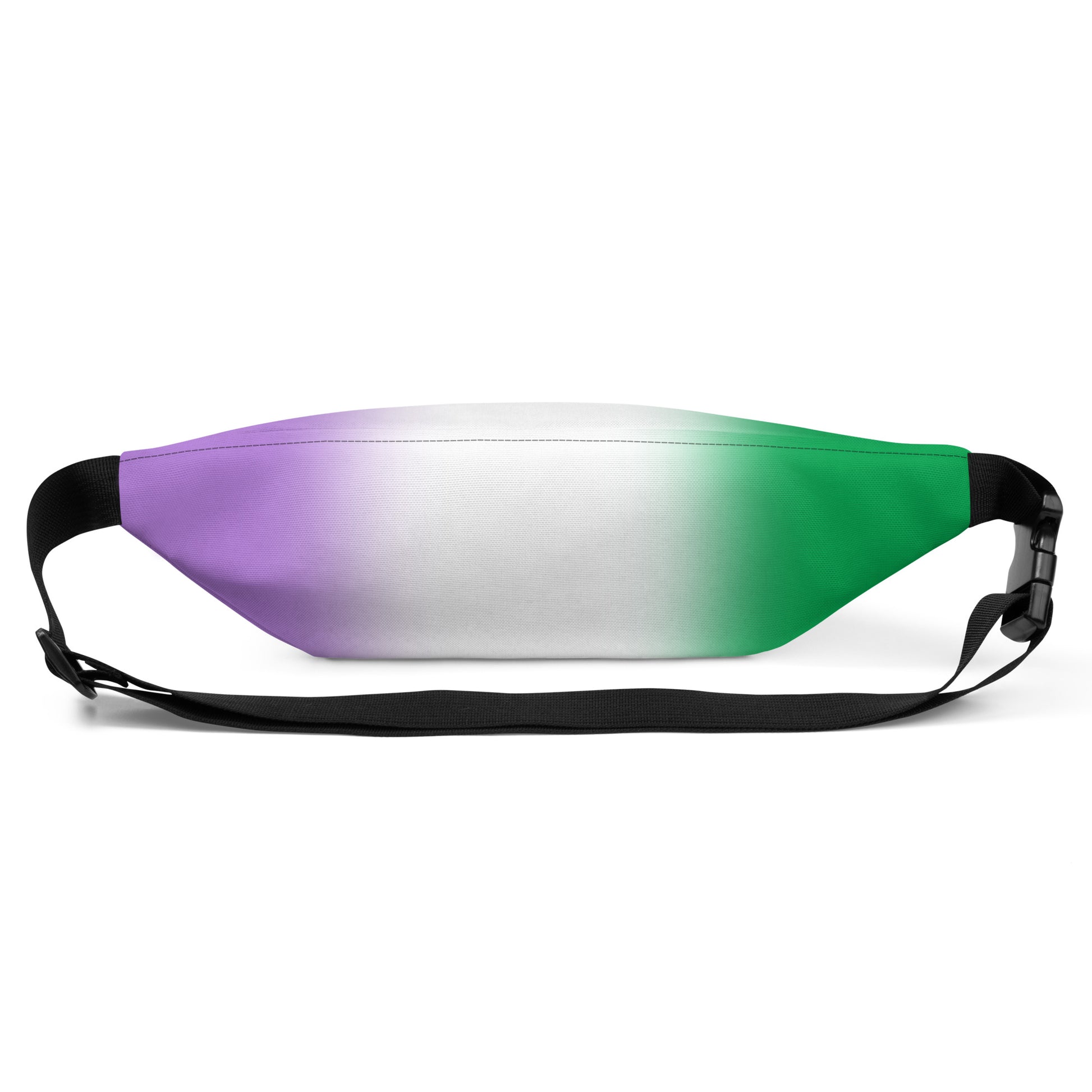 Genderqueer Pride Crossbody Fanny Pack - Ombre genderqueer-pride-crossbody-fanny-pack-ombre-back