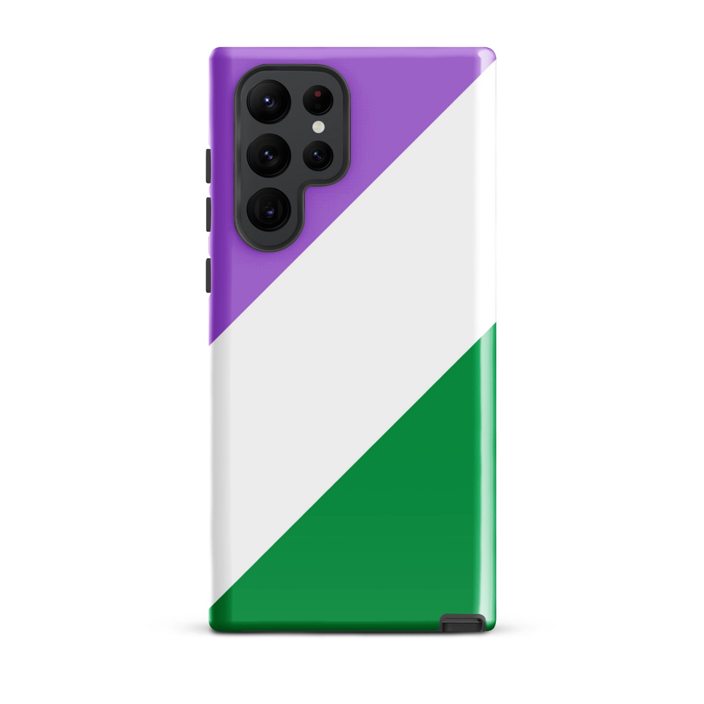 Genderqueer Pride Tough Cell Phone Case for Samsung Galaxy Samsung Galaxy S22 Ultra Genderqueer genderqueer-pride-tough-cell-phone-case-for-samsung-galaxy-s22-ultra-front