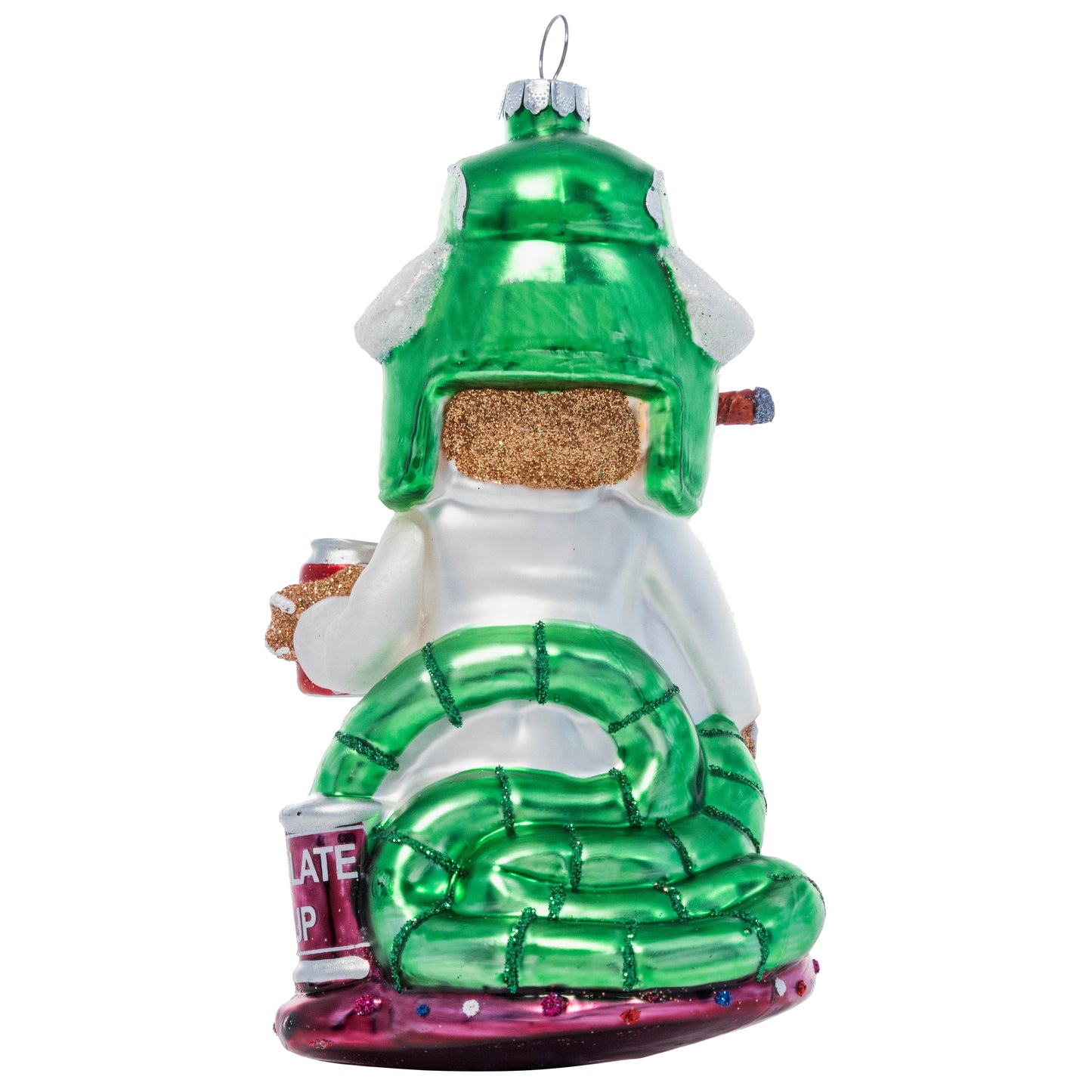 Gingerbread Cousin Eddie – Hand-Blown Glass Holiday Ornament gingerbread-cousin-eddie-hand-blown-glass-holiday-christmeas-ornament-back