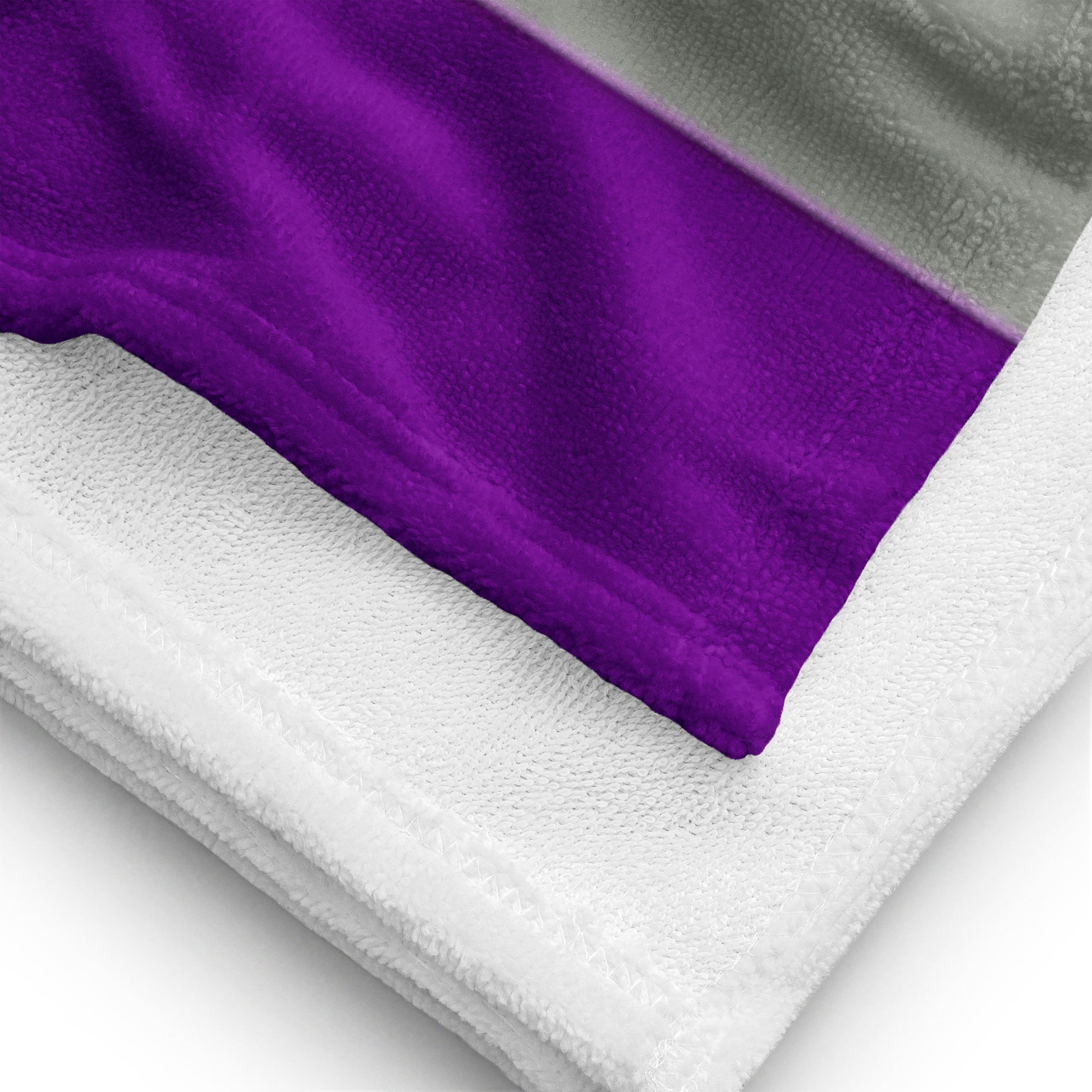 Greysexual Pride Flag Beach Blanket Towel greysexual-Pride-Flag-Beach-Blanket-Towel-details