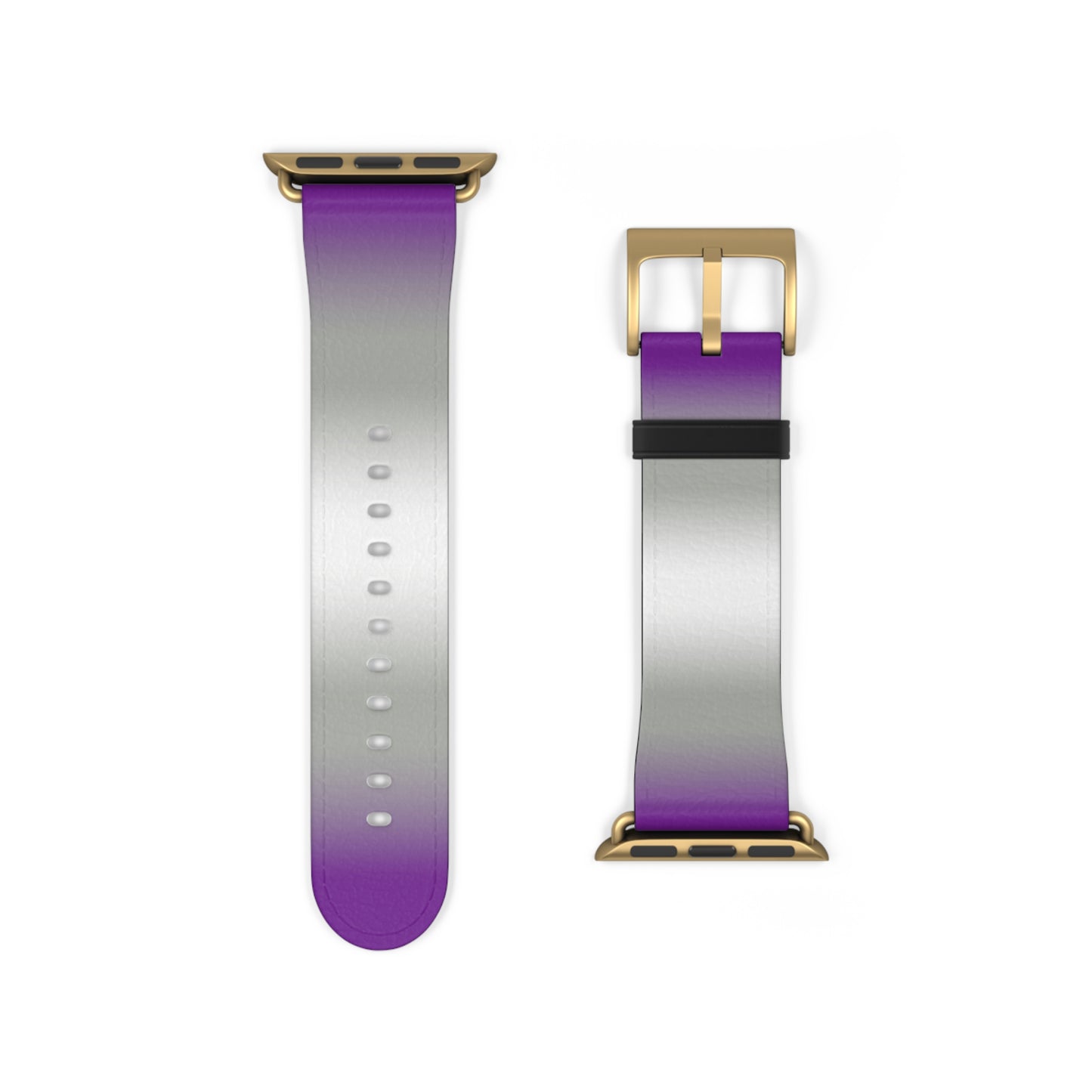 Greysexual Pride Apple Watch Band Strap In Ombre 38 - 41 mm Gold Matte