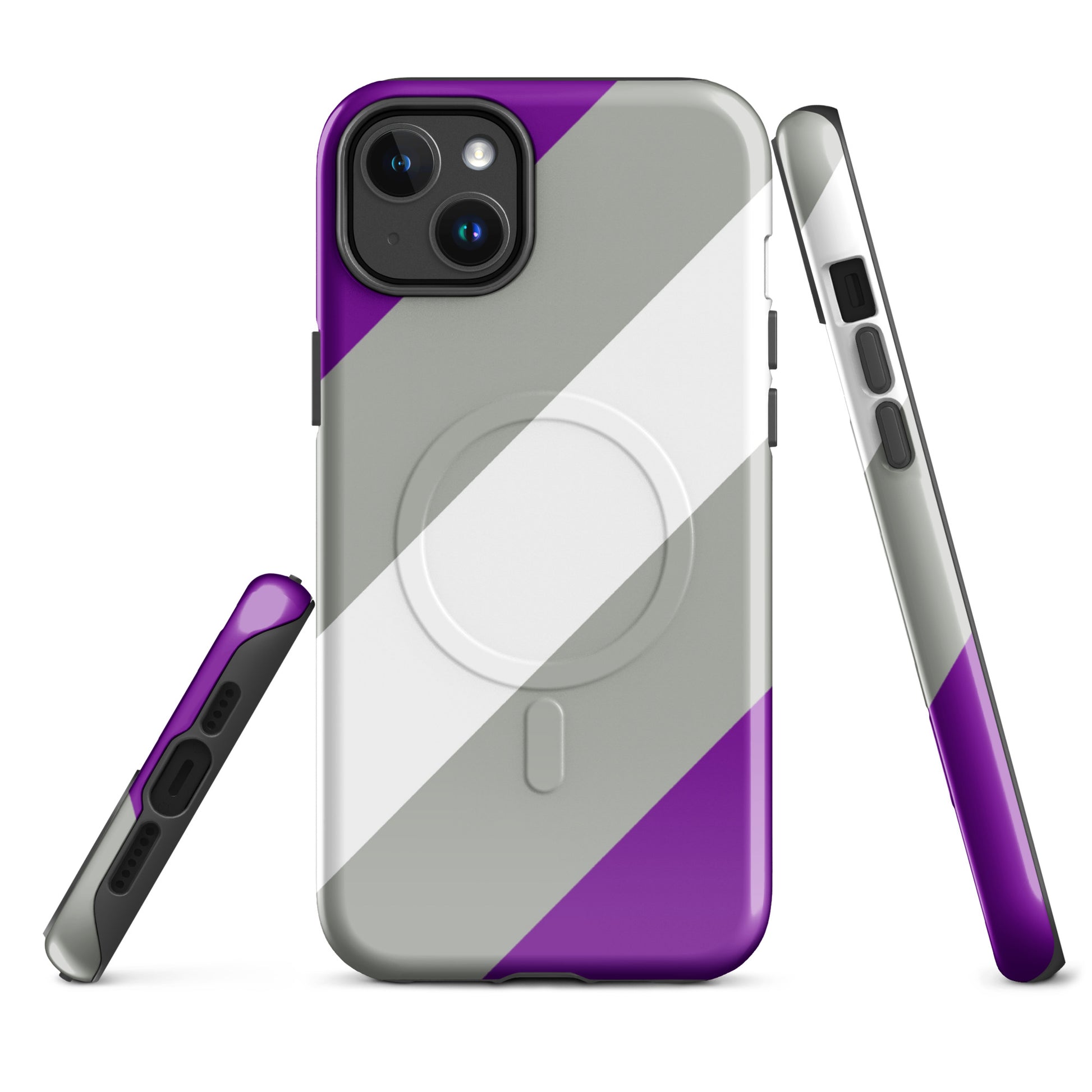 Greysexual Pride MagSafe® Tough Phone Case for Apple iPhone® iPhone 14 Plus Greysexual greysexual-pride-magsafe-tough-phone-case-for-apple-iphone-14-plus-front